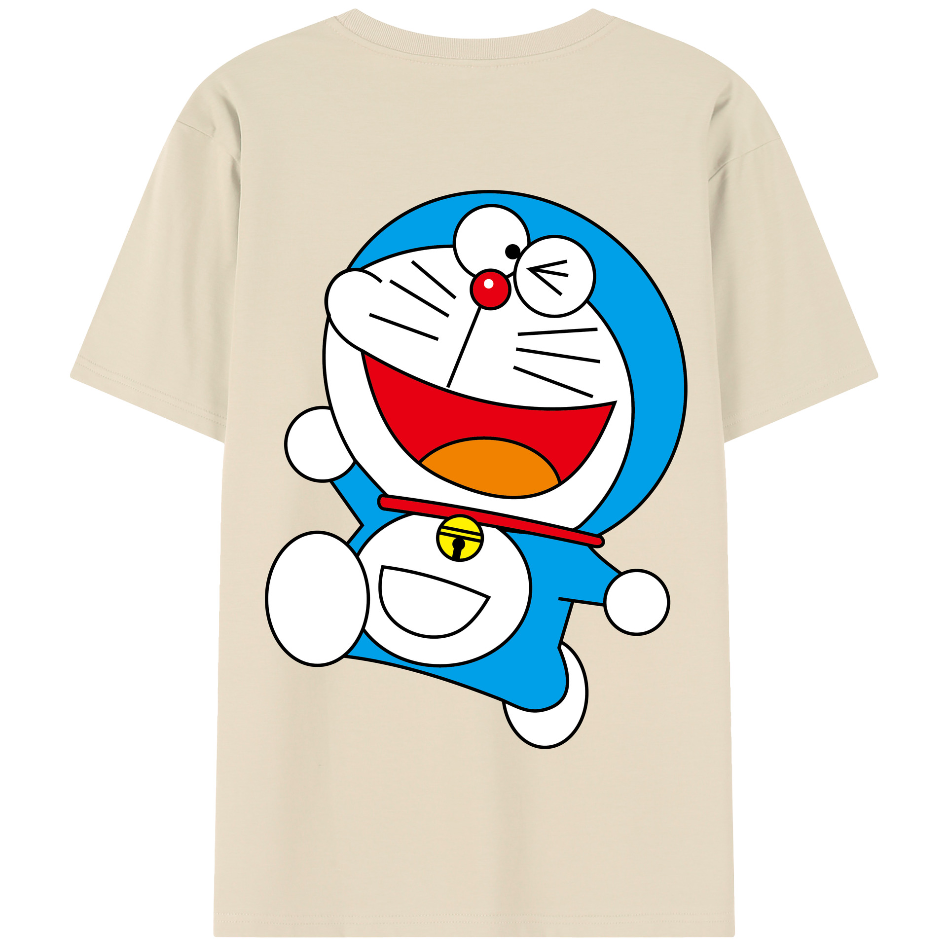 （画像用） ドラえもん Doraemon 綿100％半袖Tシャツ（背面プリント）
