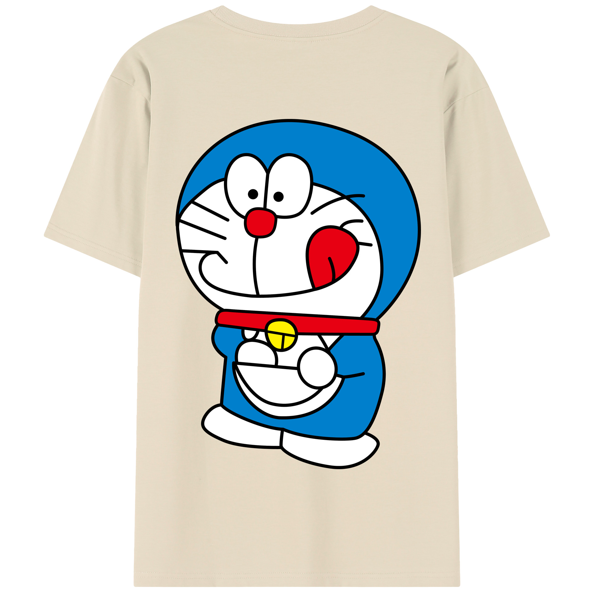 （画像用） ドラえもん Doraemon 綿100％半袖Tシャツ（背面プリント）