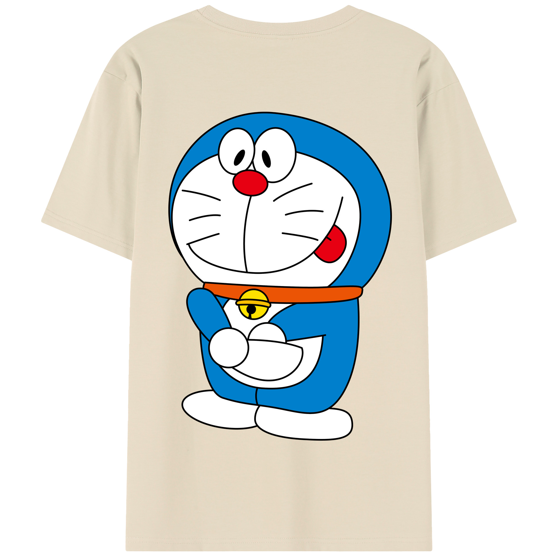 （画像用） ドラえもん Doraemon 綿100％半袖Tシャツ（背面プリント）