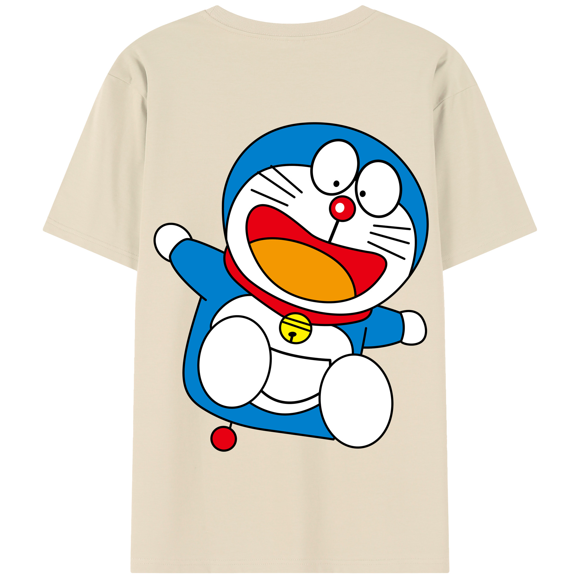 （画像用） ドラえもん Doraemon 綿100％半袖Tシャツ（背面プリント）