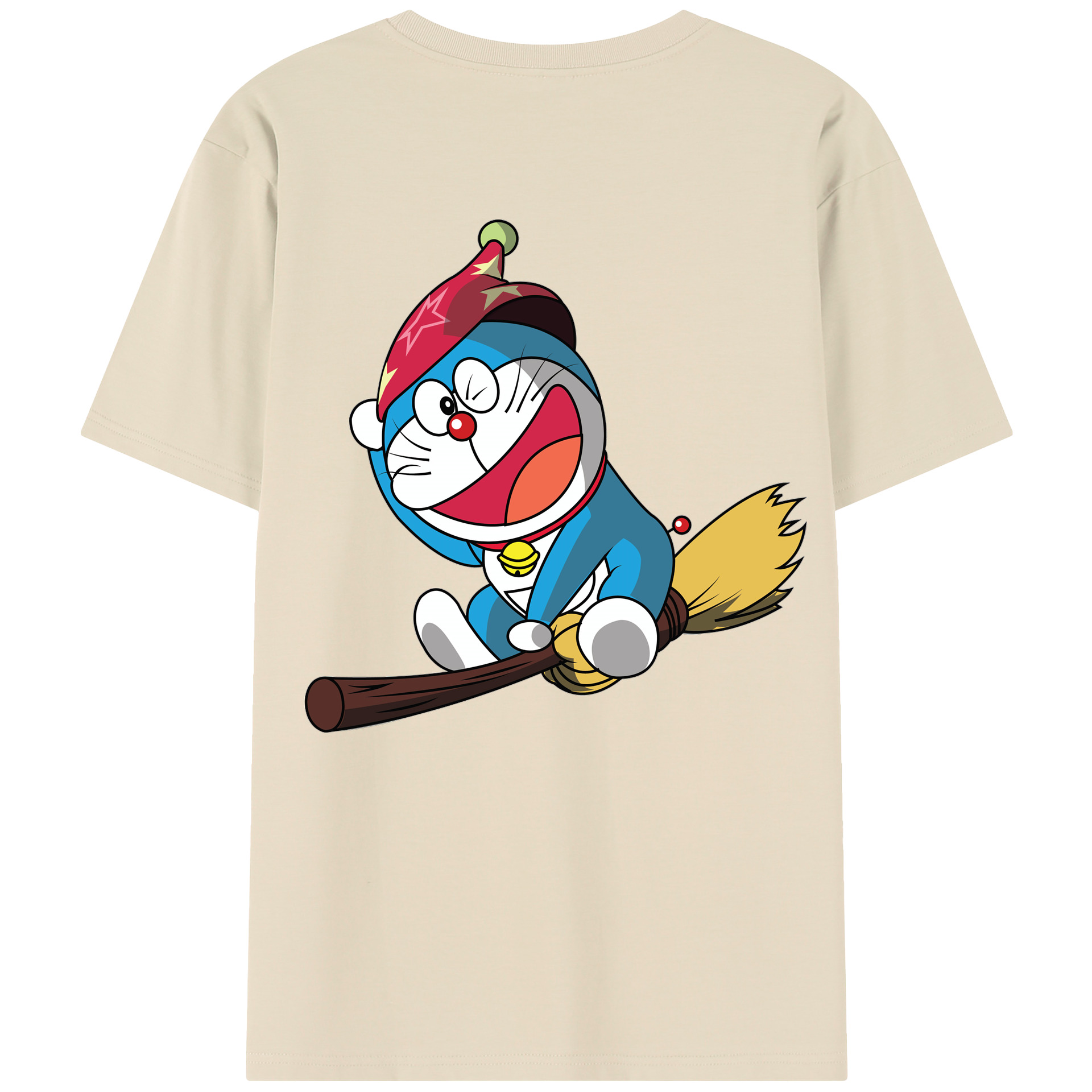 （画像用） ドラえもん Doraemon 綿100％半袖Tシャツ（背面プリント）