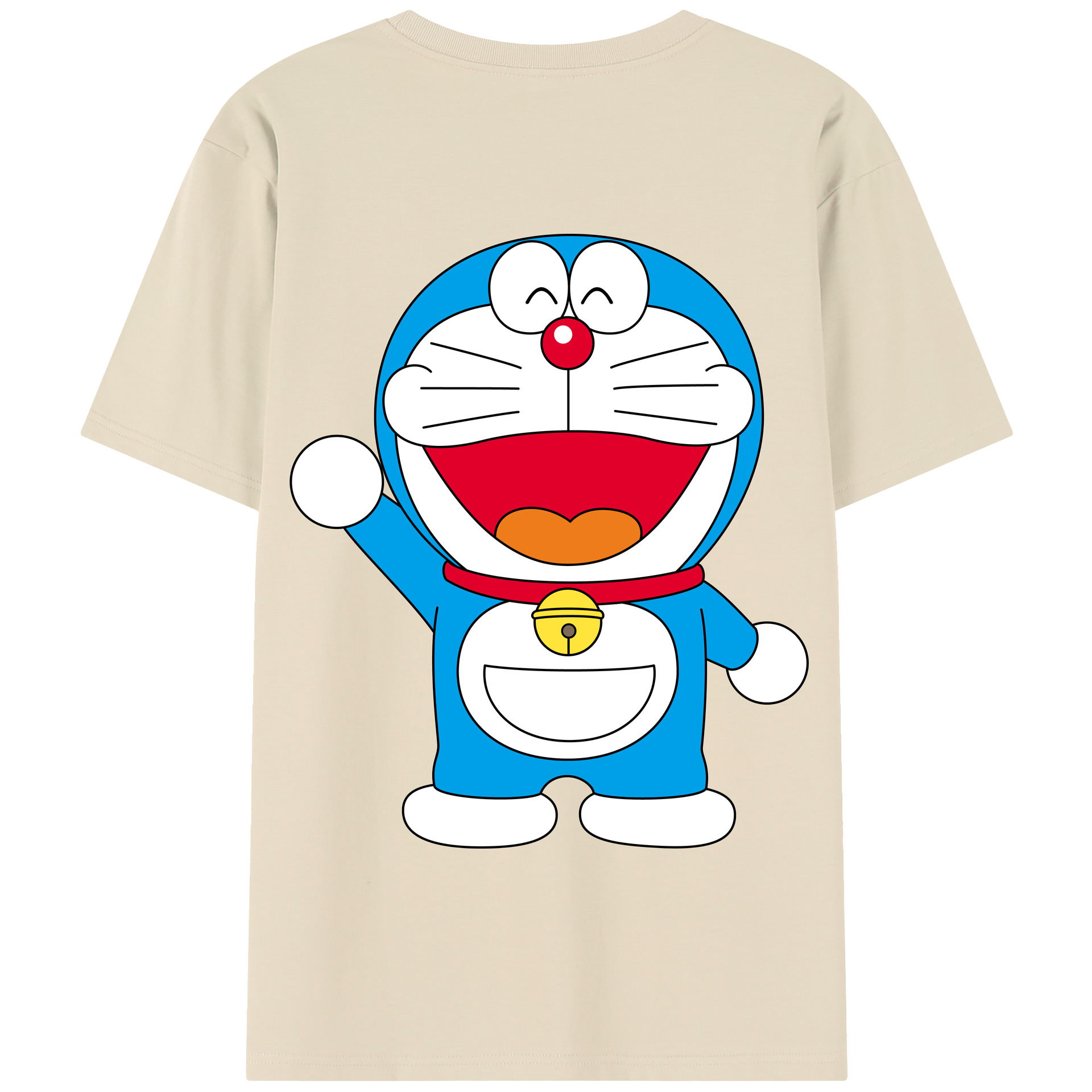 （画像用） ドラえもん Doraemon 綿100％半袖Tシャツ（背面プリント）