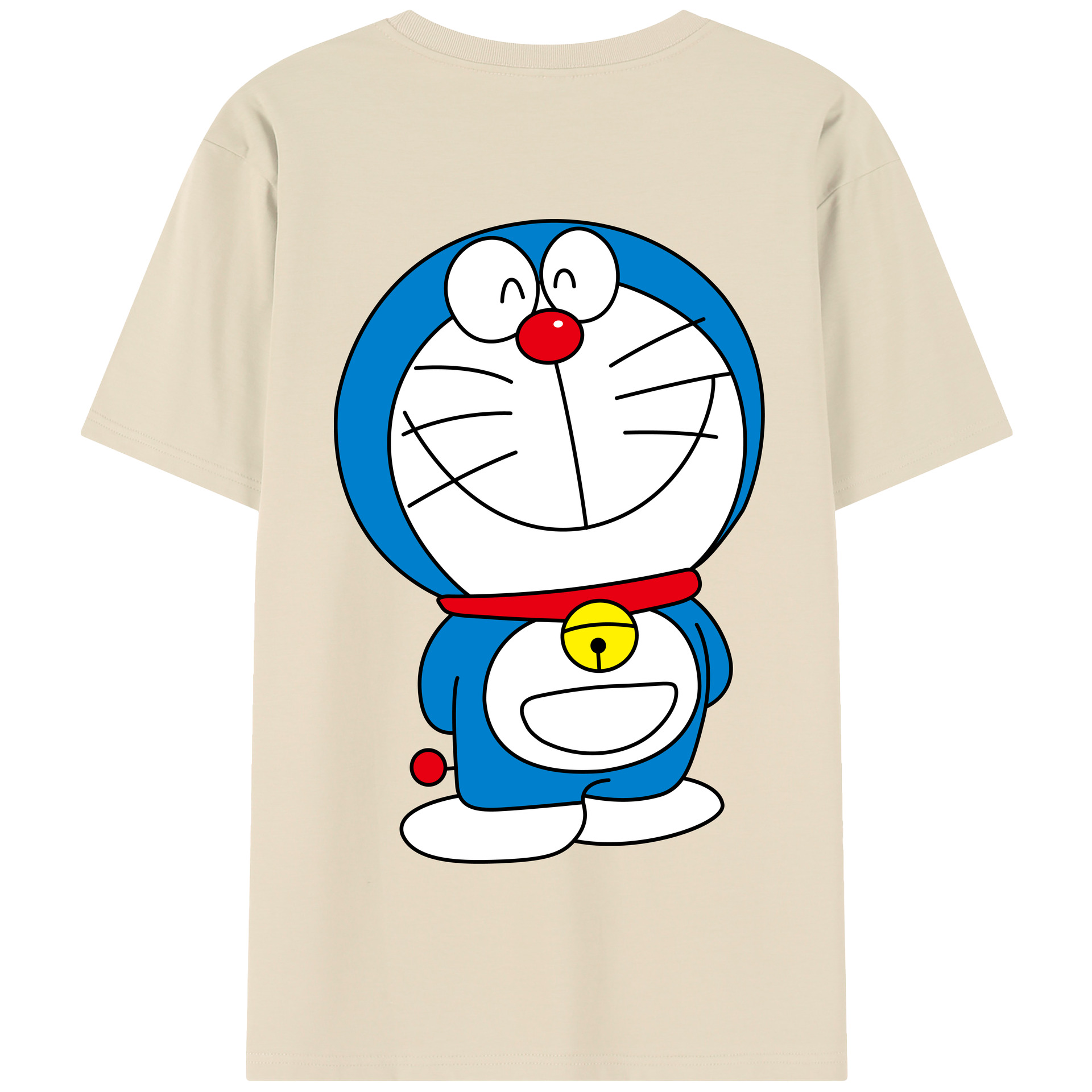 （画像用） ドラえもん Doraemon 綿100％半袖Tシャツ（背面プリント）