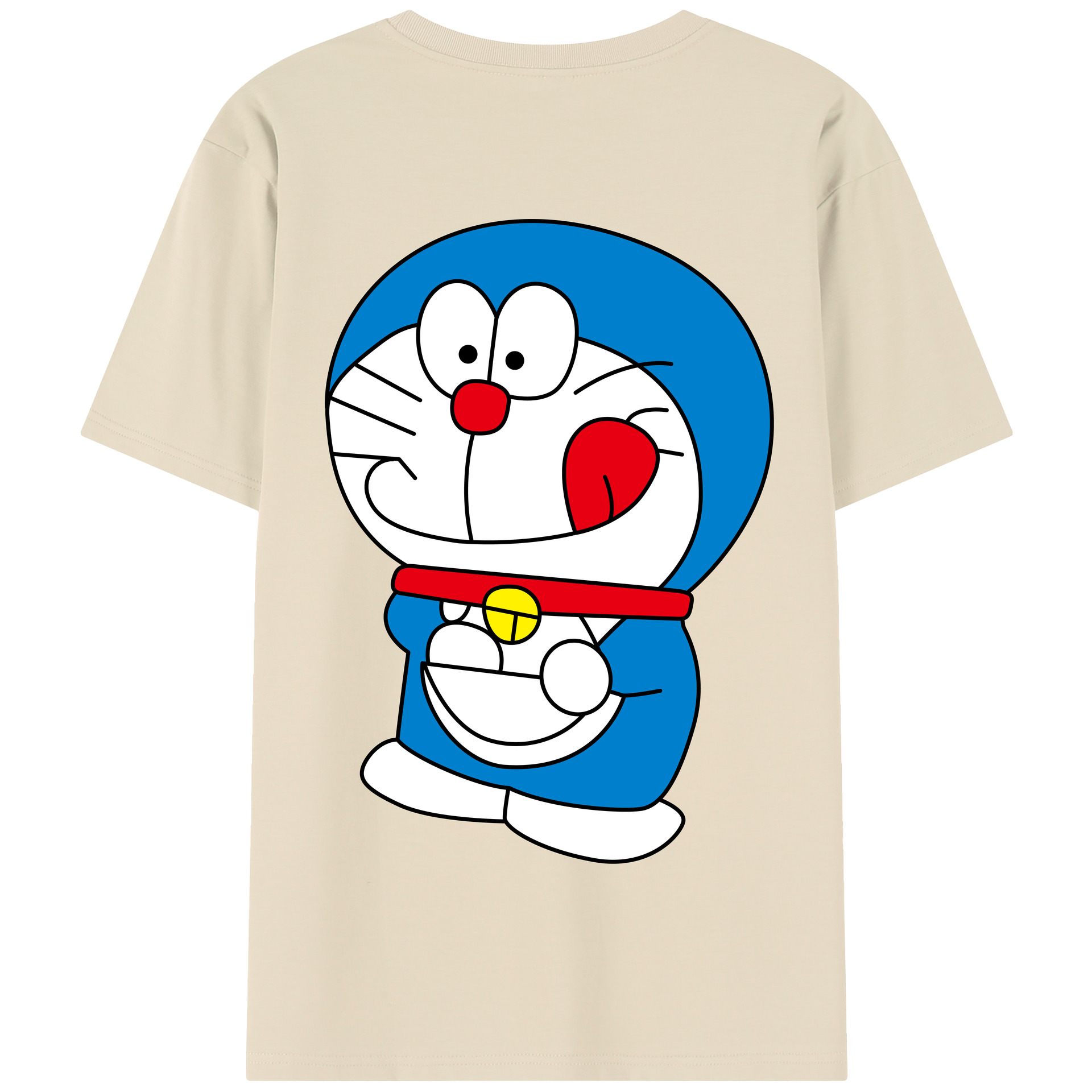 （画像用） ドラえもん Doraemon 綿100％半袖Tシャツ（背面プリント）