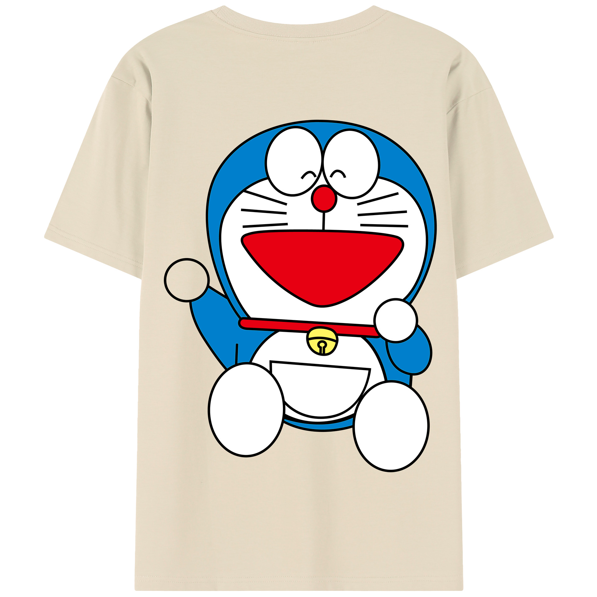 （画像用） ドラえもん Doraemon 綿100％半袖Tシャツ（背面プリント）