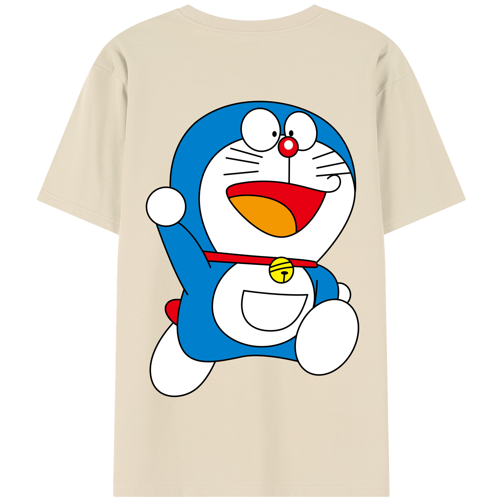 （画像用） ドラえもん Doraemon 綿100％半袖Tシャツ（背面プリント）