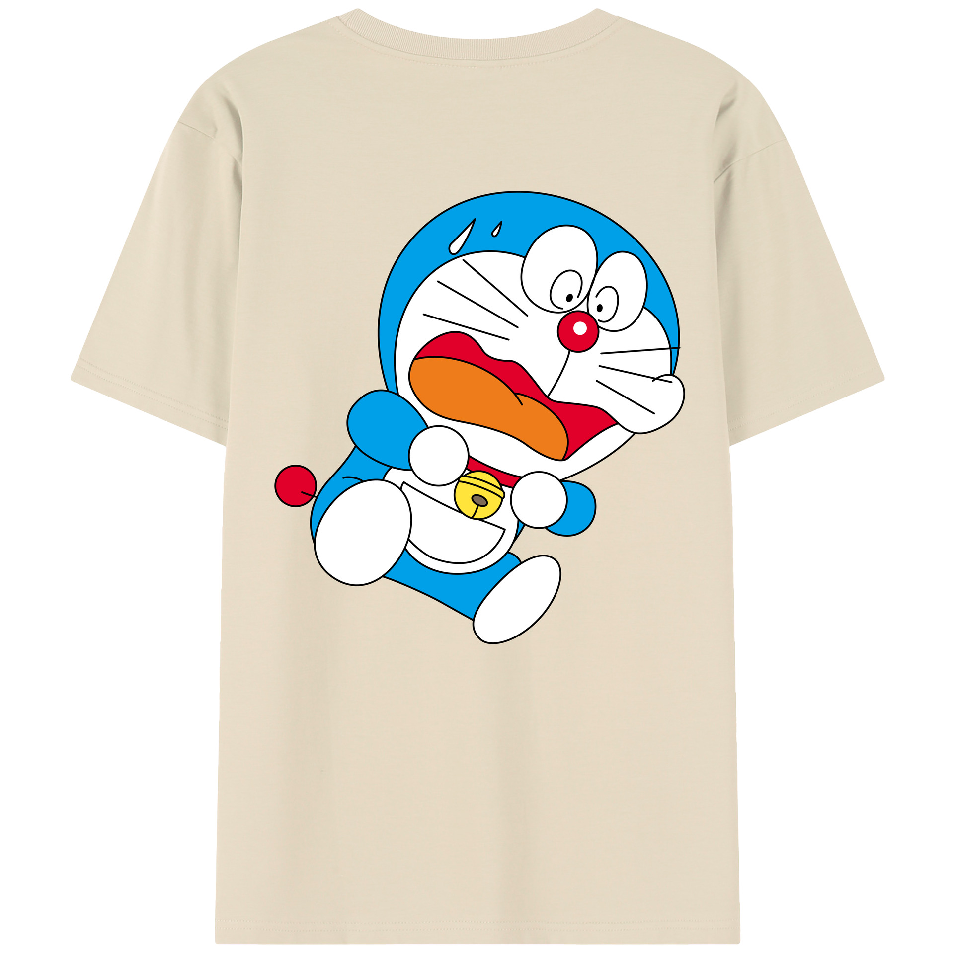 （画像用） ドラえもん Doraemon 綿100％半袖Tシャツ（背面プリント）