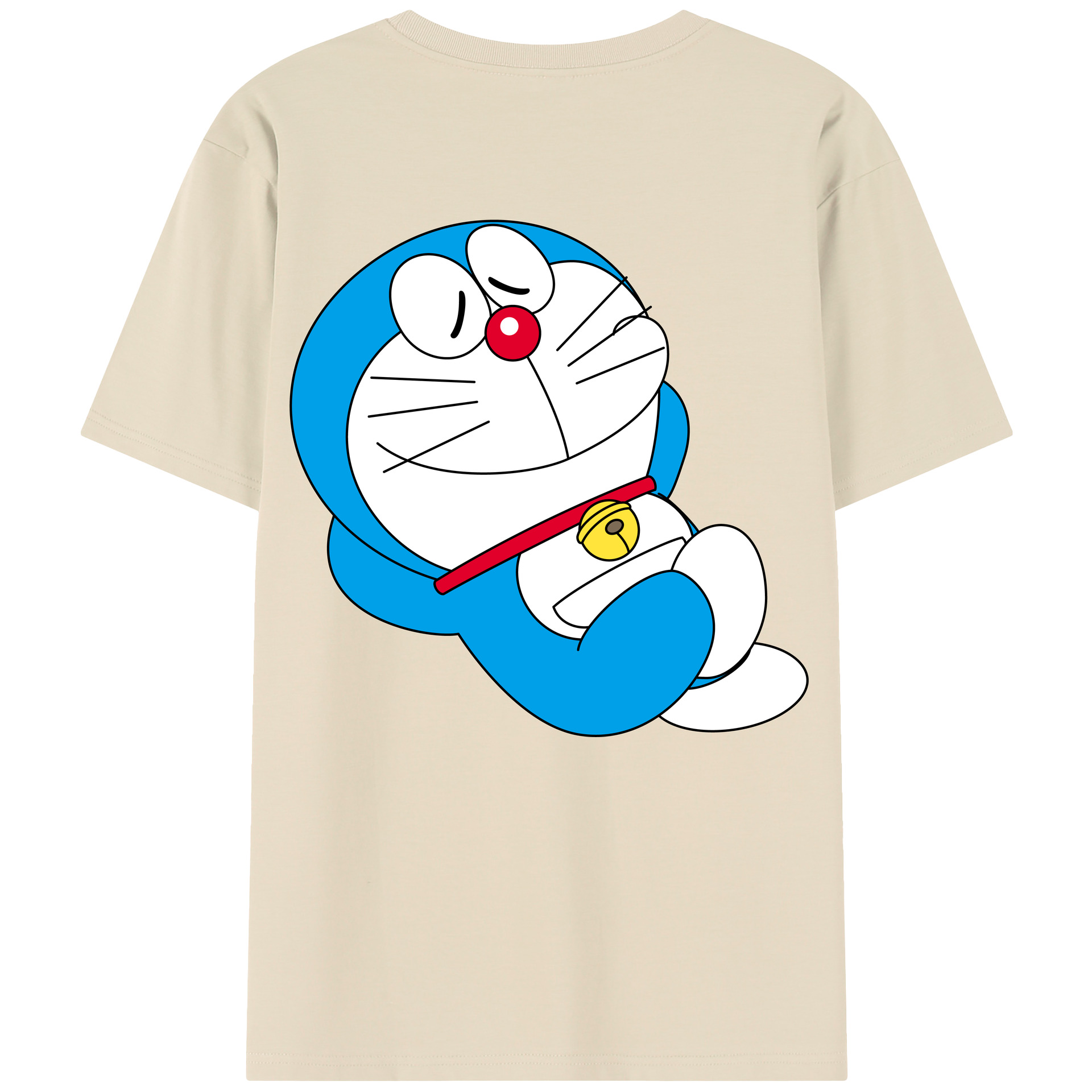 （画像用） ドラえもん Doraemon 綿100％半袖Tシャツ（背面プリント）