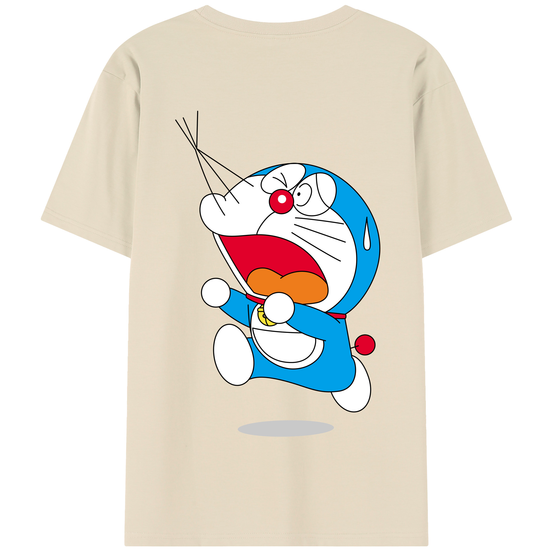 （画像用） ドラえもん Doraemon 綿100％半袖Tシャツ（背面プリント）