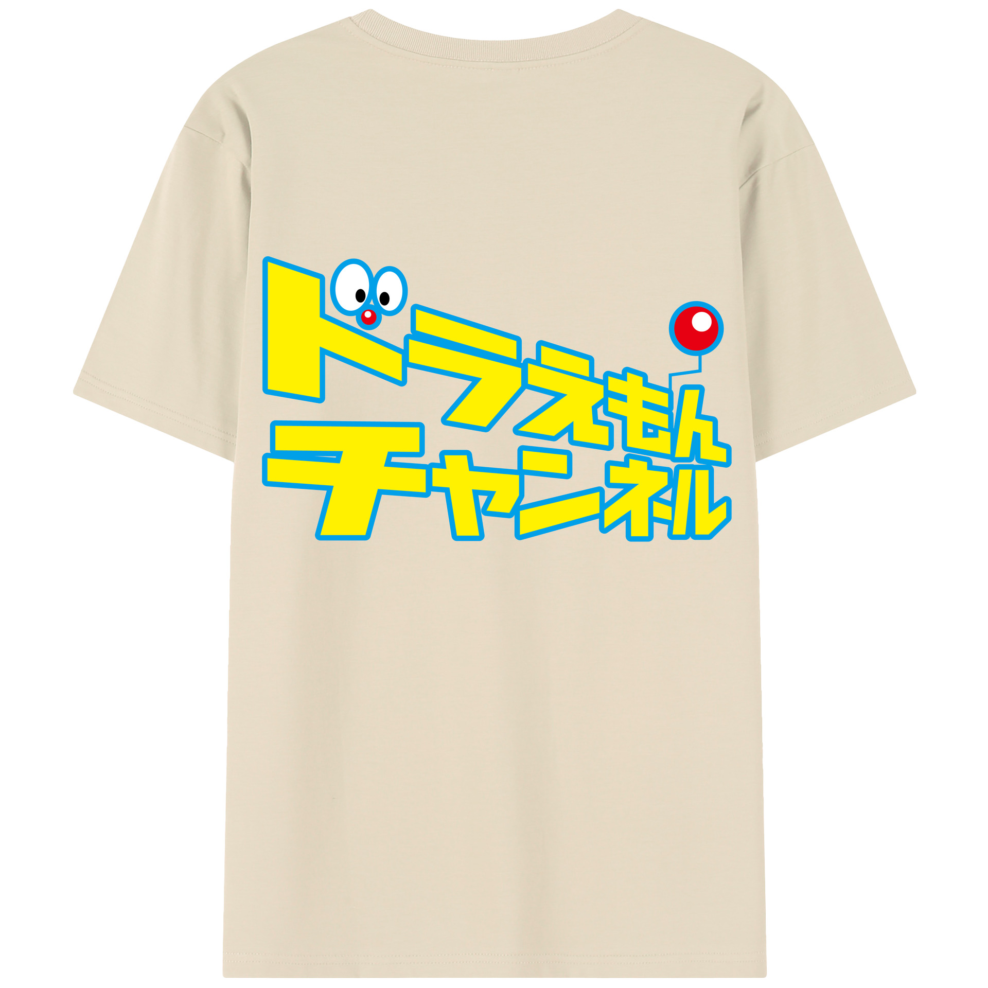 （画像用） ドラえもん Doraemon 綿100％半袖Tシャツ（背面プリント）