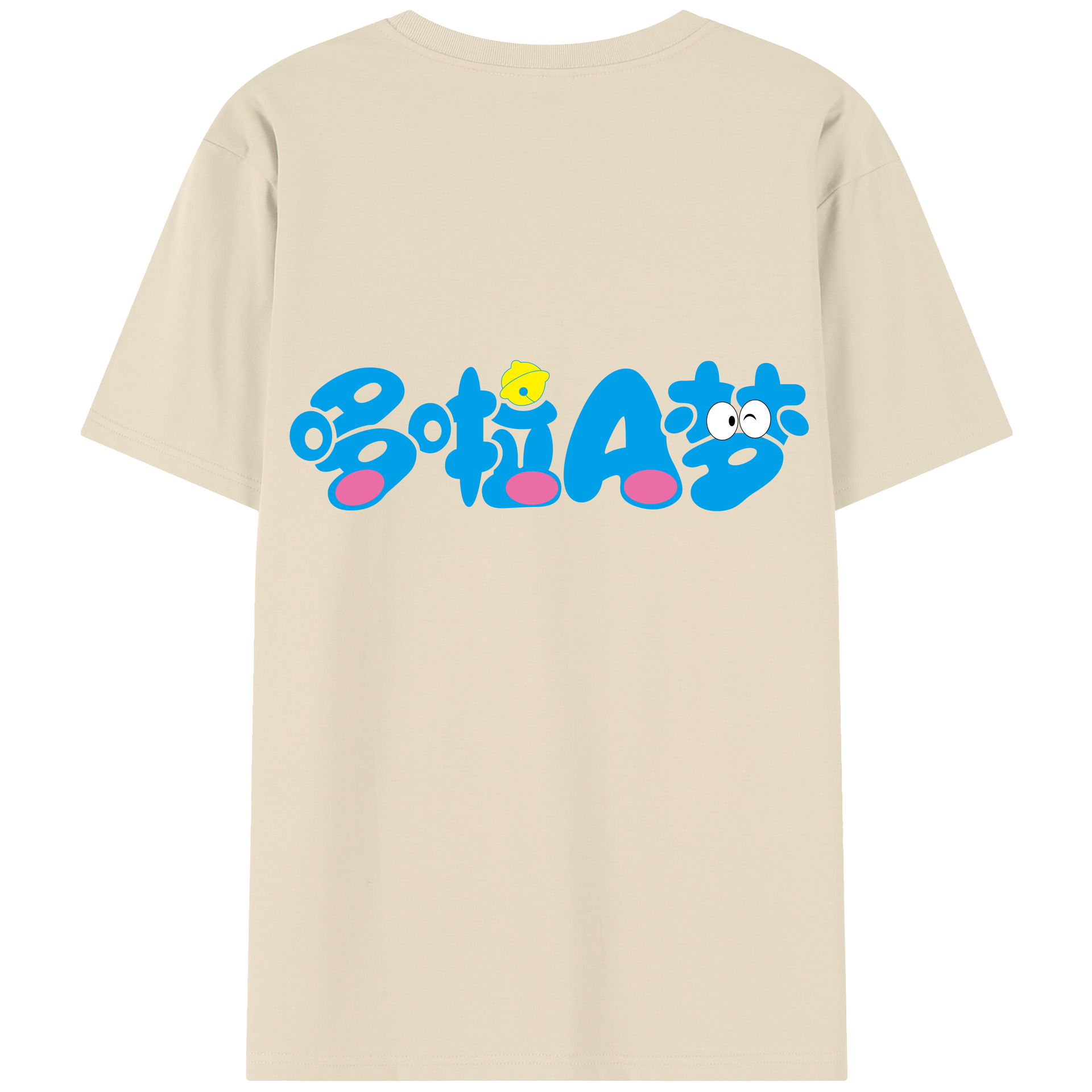 （画像用） ドラえもん Doraemon 綿100％半袖Tシャツ（背面プリント）