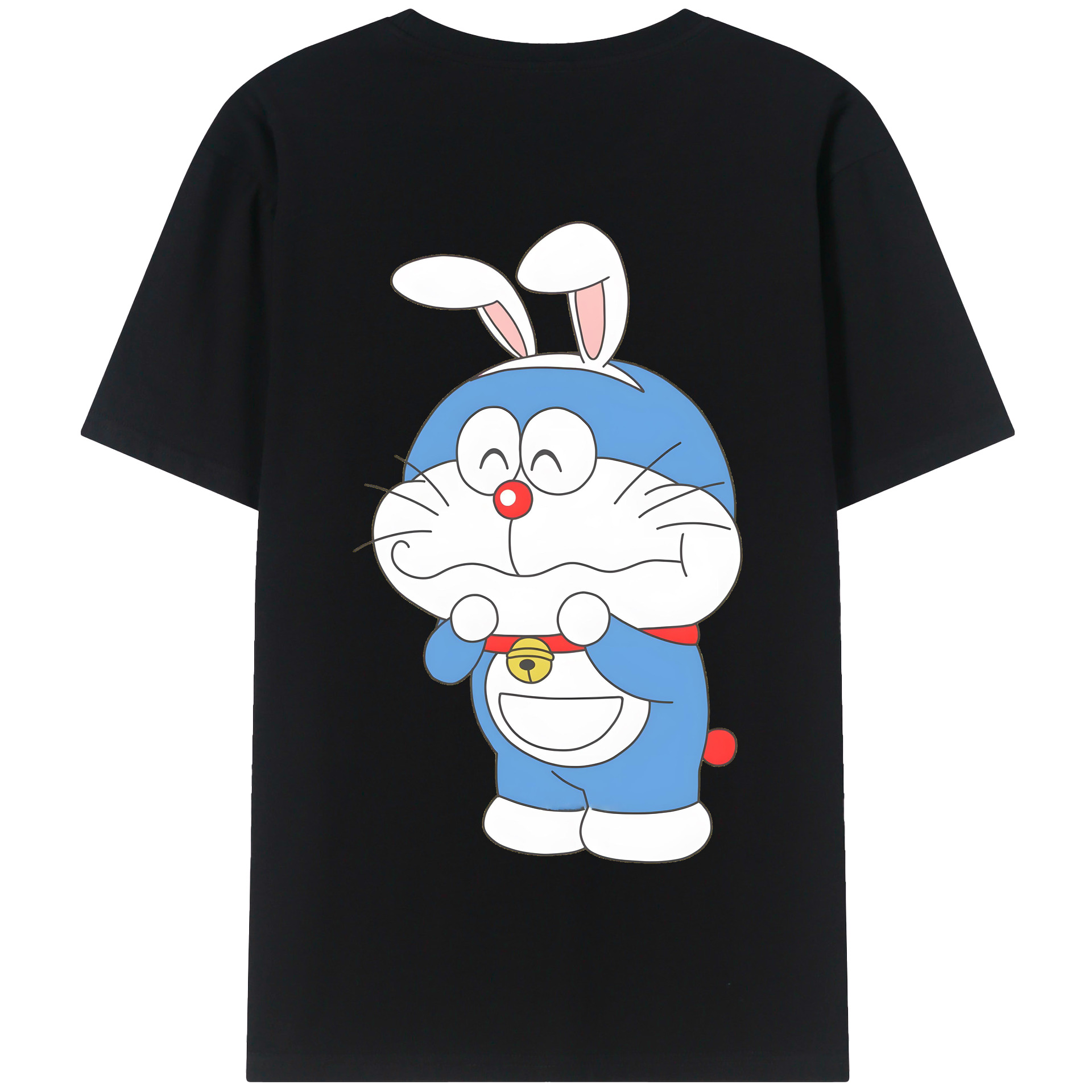 （画像用） ドラえもん Doraemon 綿100％半袖Tシャツ（背面プリント）