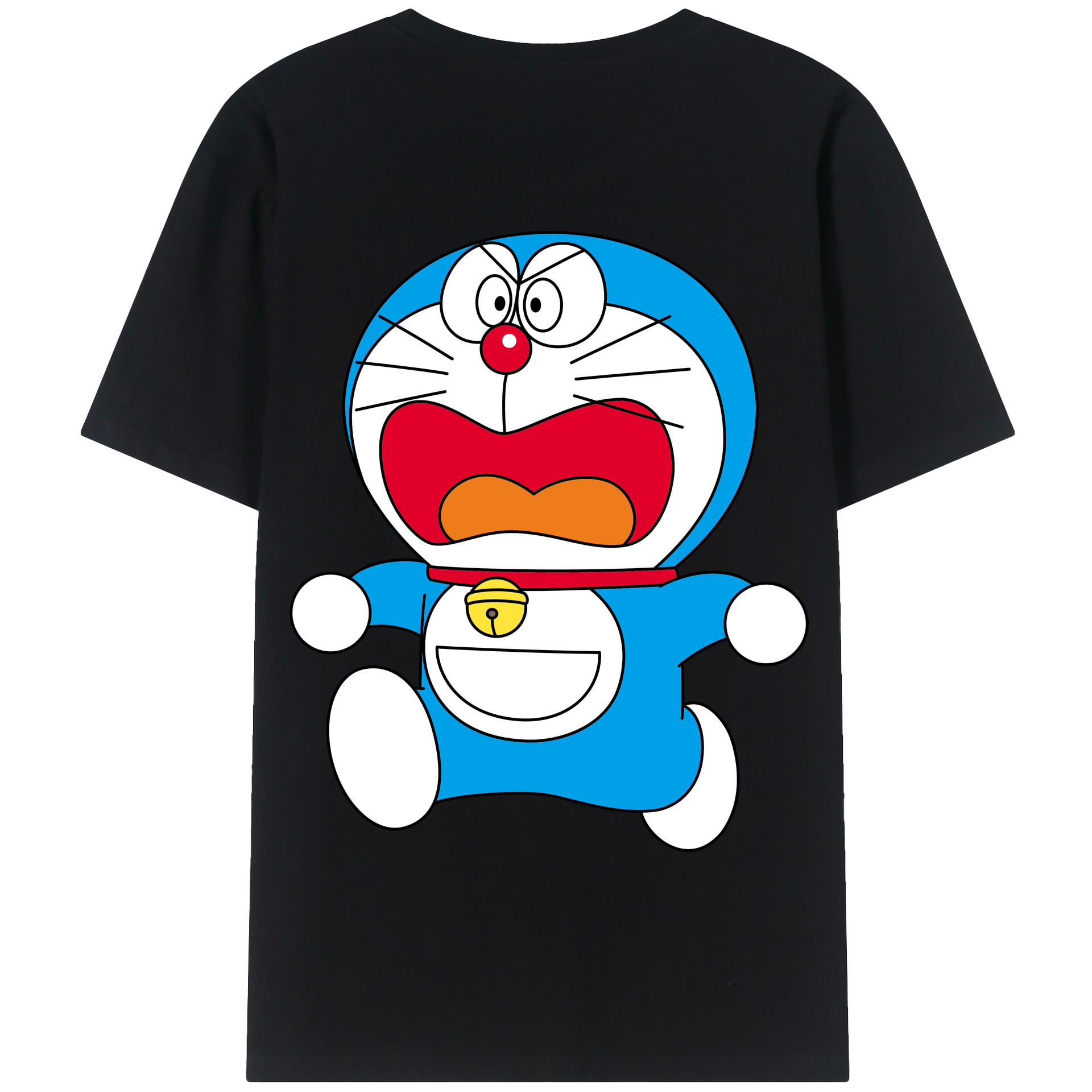 （画像用） ドラえもん Doraemon 綿100％半袖Tシャツ（背面プリント）