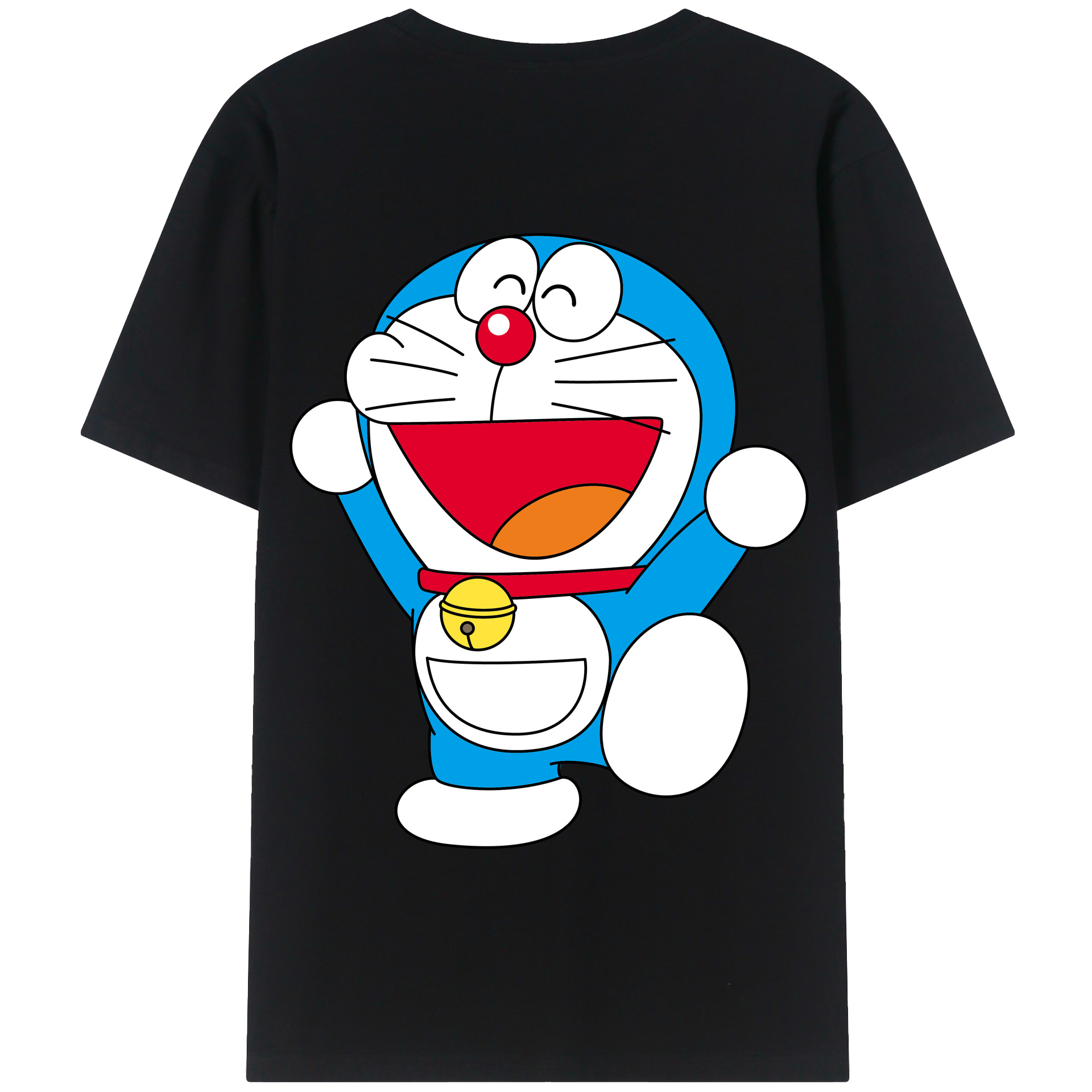 （画像用） ドラえもん Doraemon 綿100％半袖Tシャツ（背面プリント）