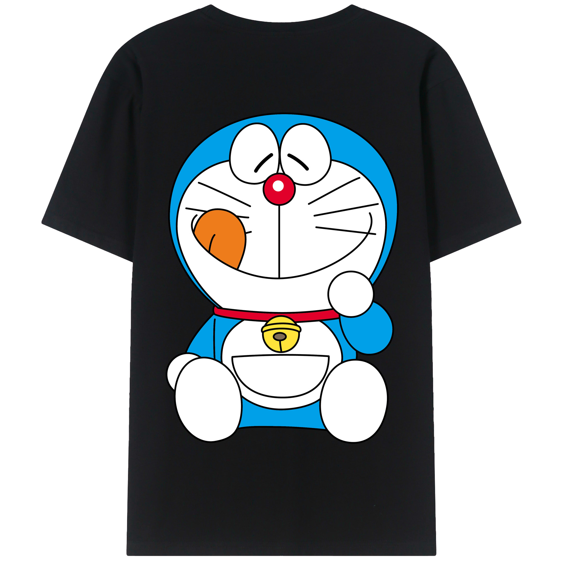 （画像用） ドラえもん Doraemon 綿100％半袖Tシャツ（背面プリント）