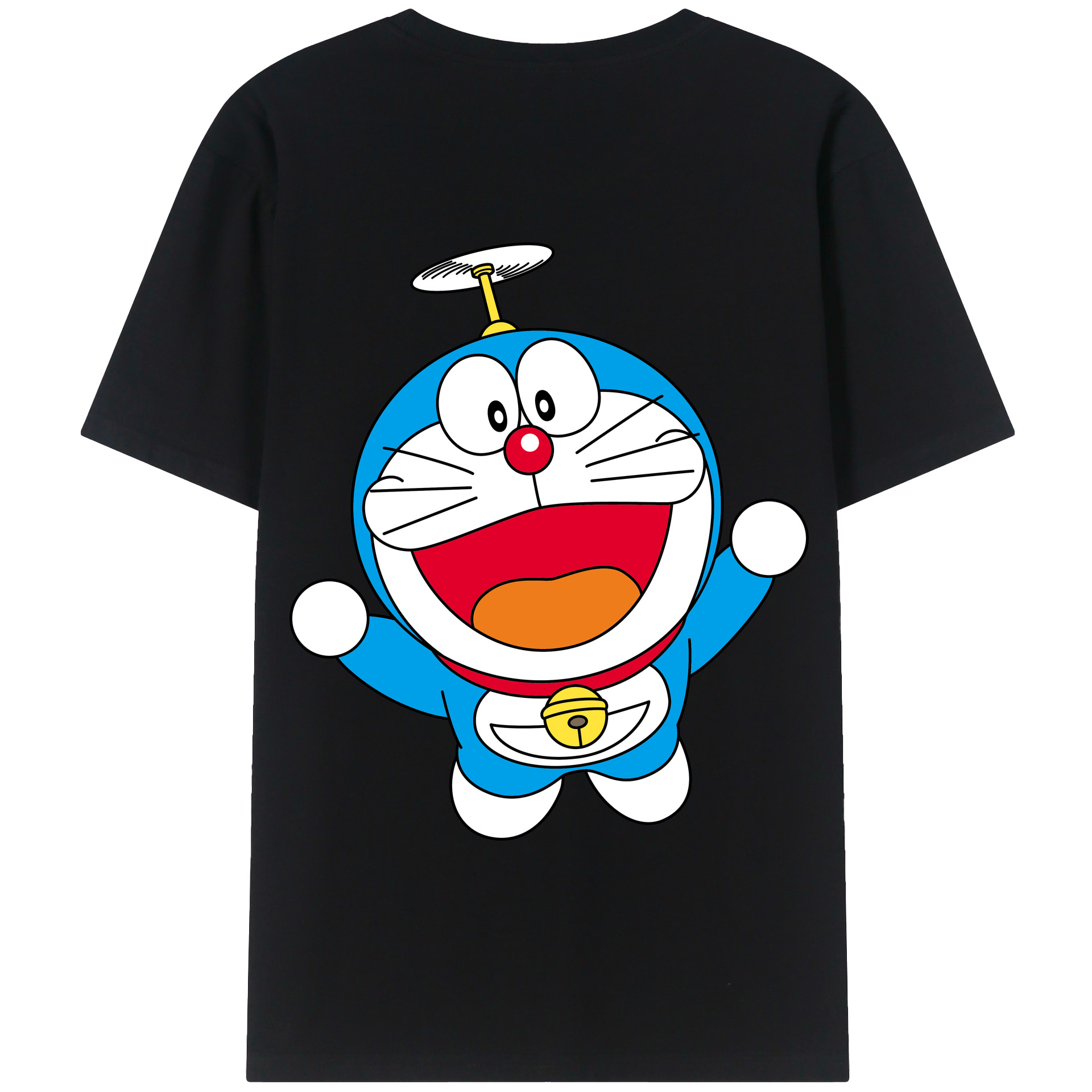 （画像用） ドラえもん Doraemon 綿100％半袖Tシャツ（背面プリント）