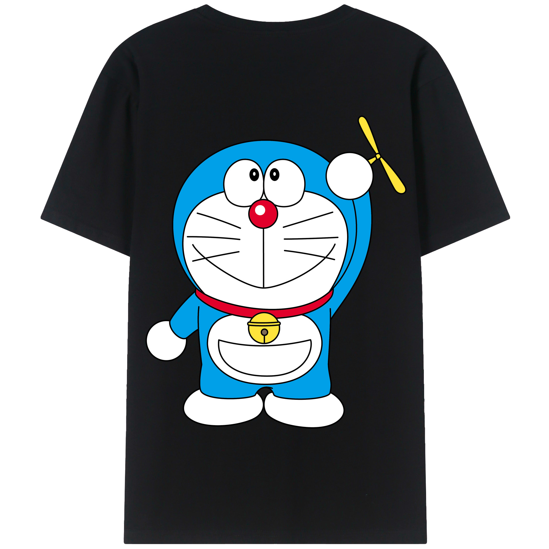 （画像用） ドラえもん Doraemon 綿100％半袖Tシャツ（背面プリント）