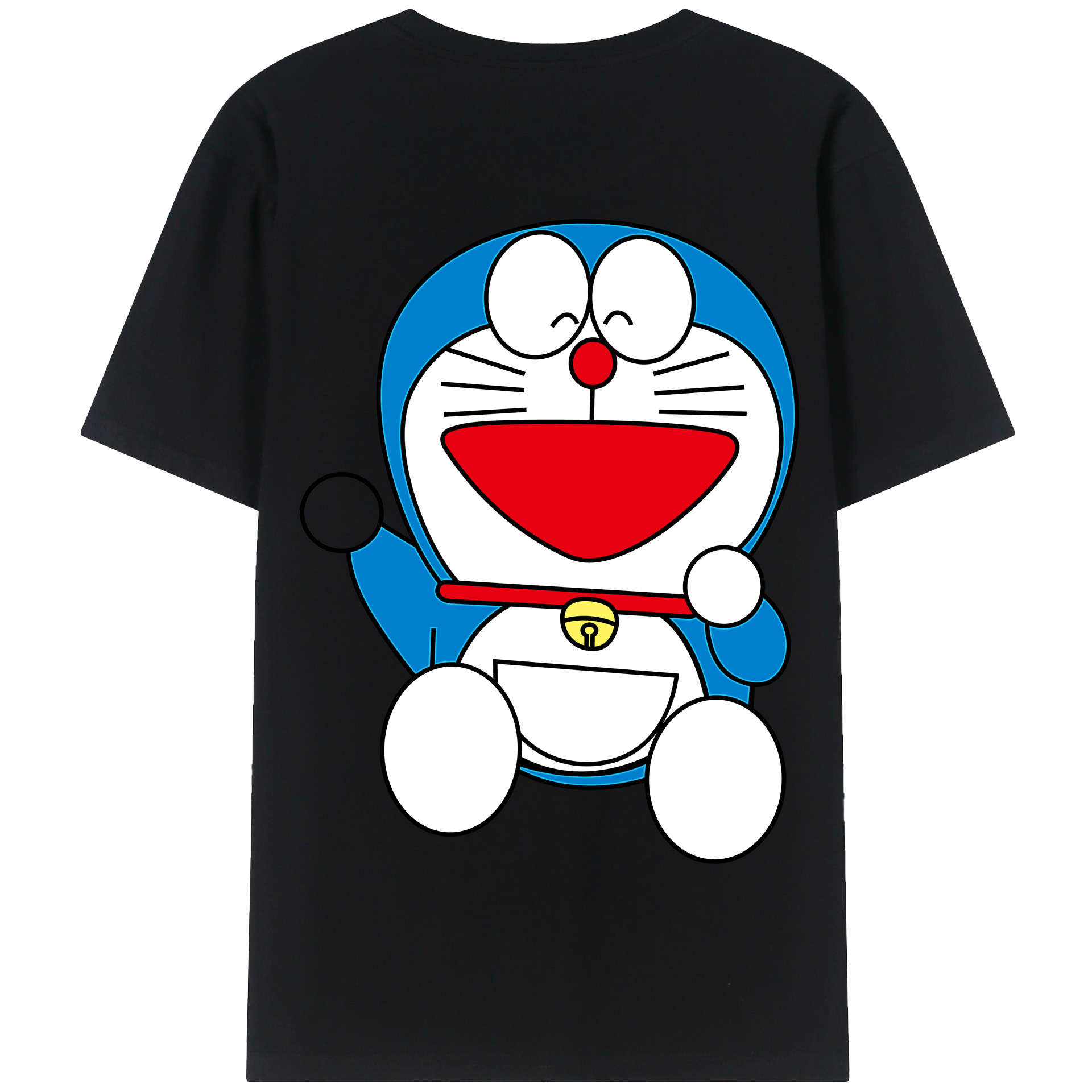 （画像用） ドラえもん Doraemon 綿100％半袖Tシャツ（背面プリント）