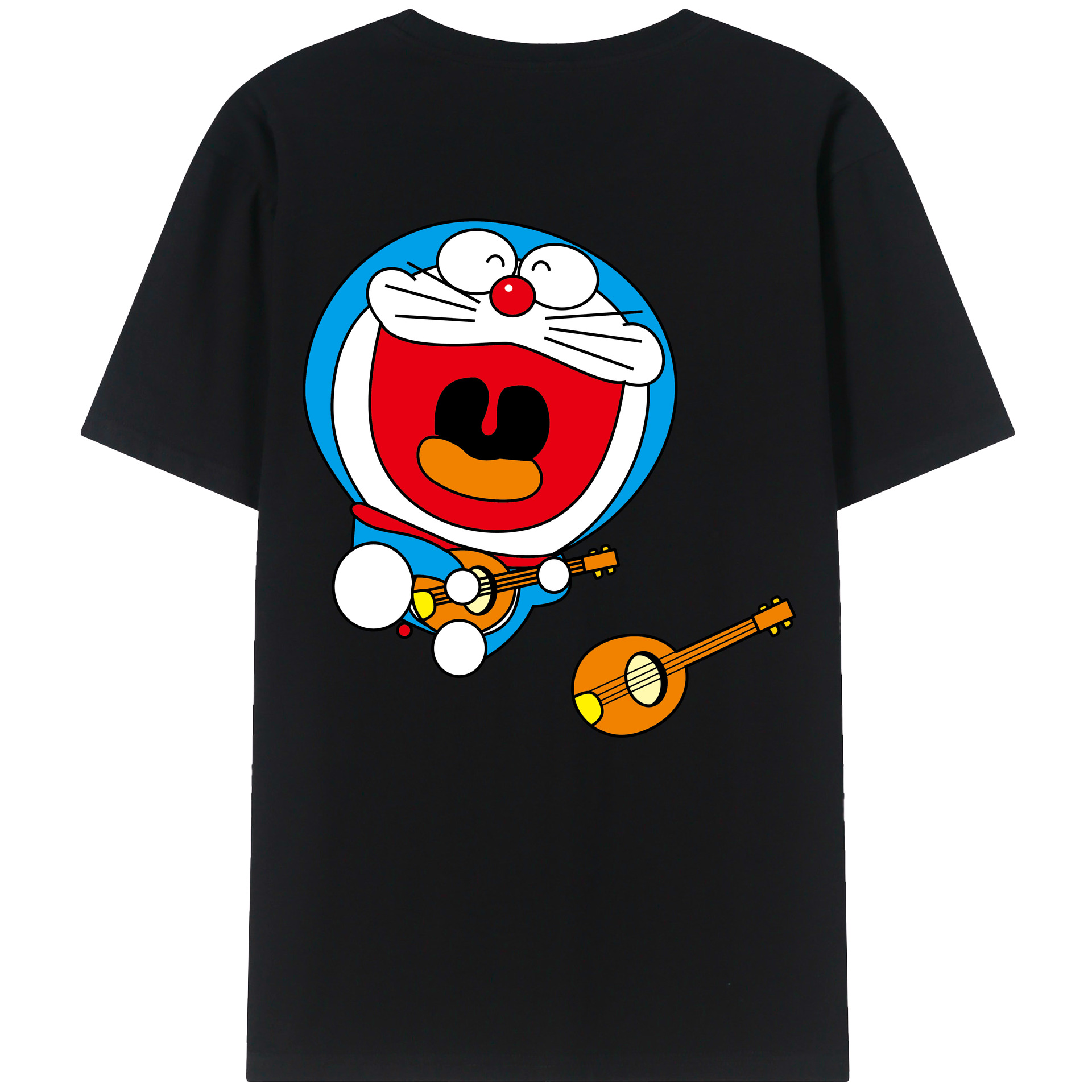 （画像用） ドラえもん Doraemon 綿100％半袖Tシャツ（背面プリント）