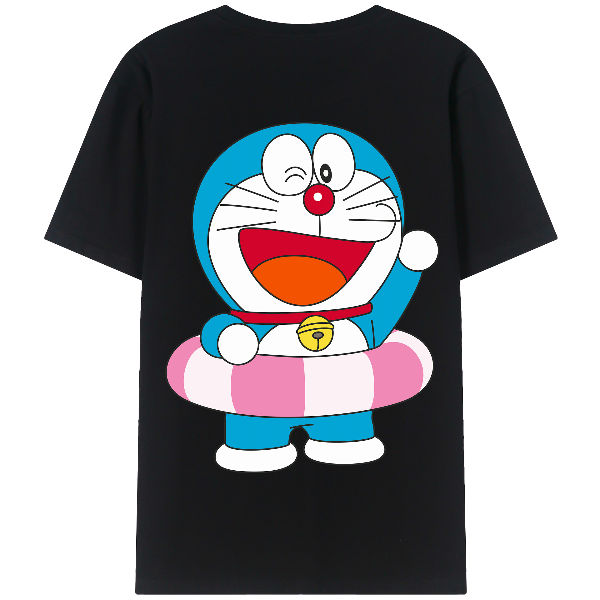 （画像用） ドラえもん Doraemon 綿100％半袖Tシャツ（背面プリント）