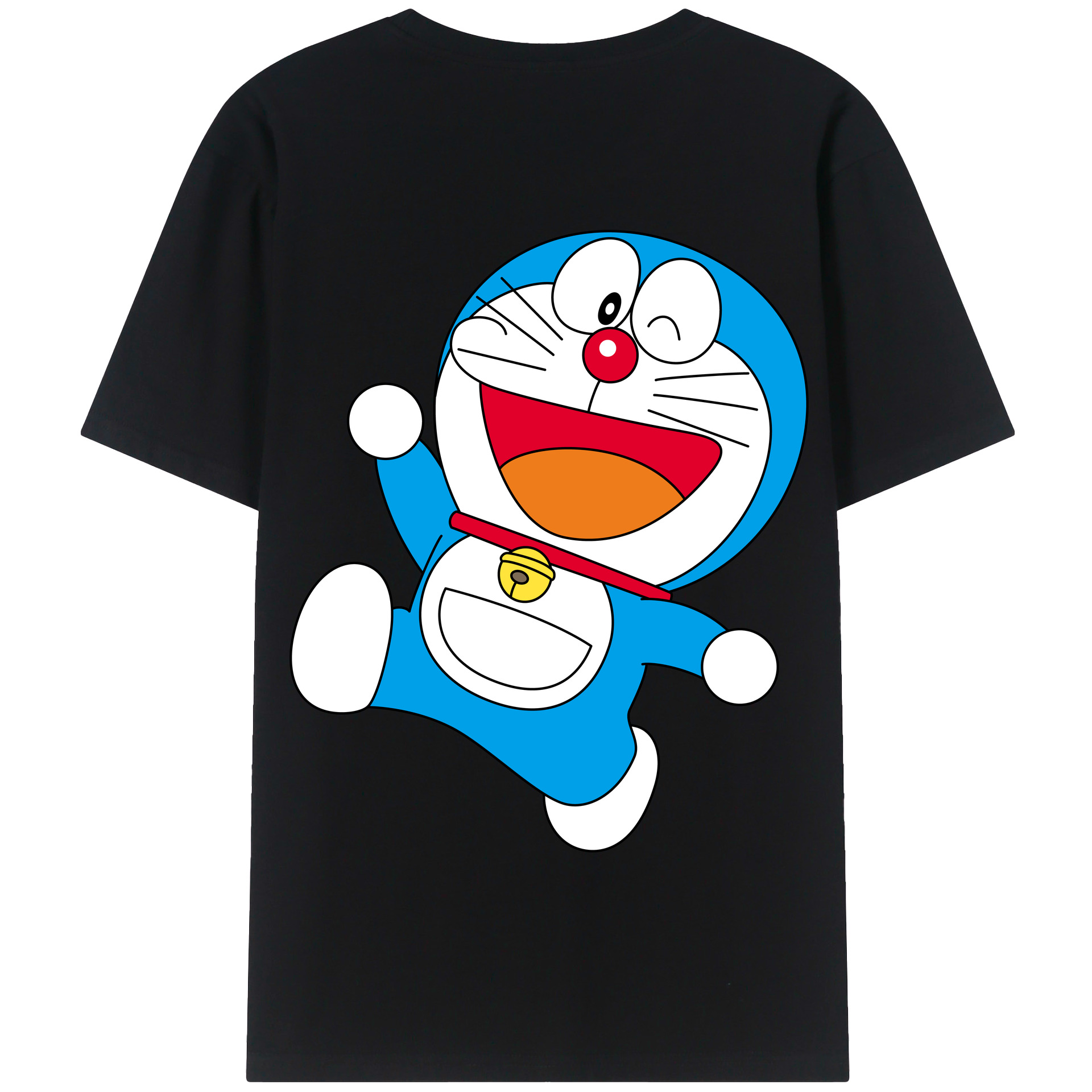 （画像用） ドラえもん Doraemon 綿100％半袖Tシャツ（背面プリント）
