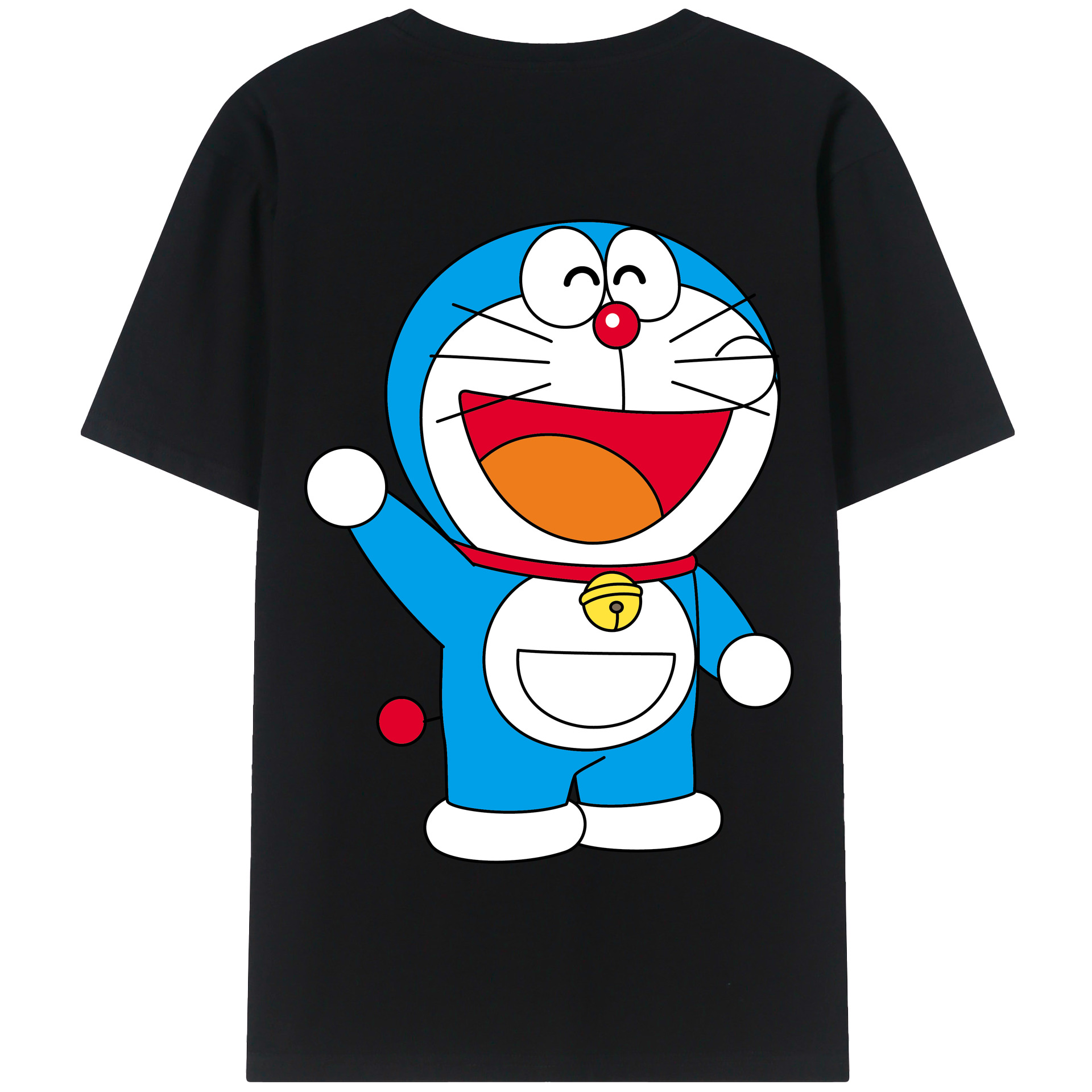 （画像用） ドラえもん Doraemon 綿100％半袖Tシャツ（背面プリント）