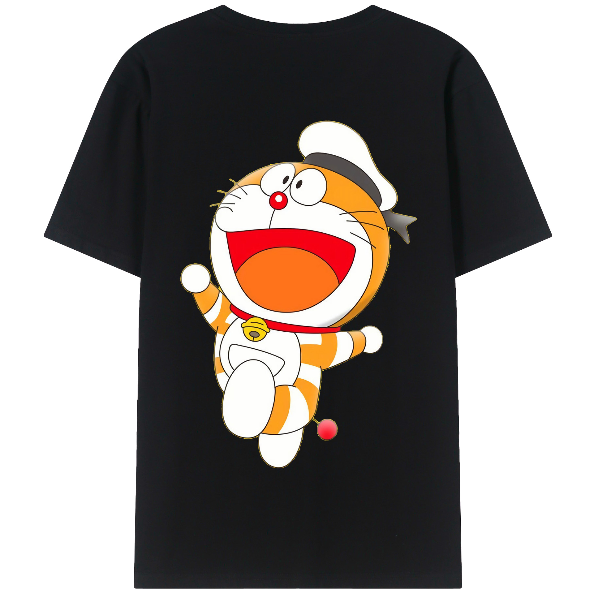 （画像用） ドラえもん Doraemon 綿100％半袖Tシャツ（背面プリント）