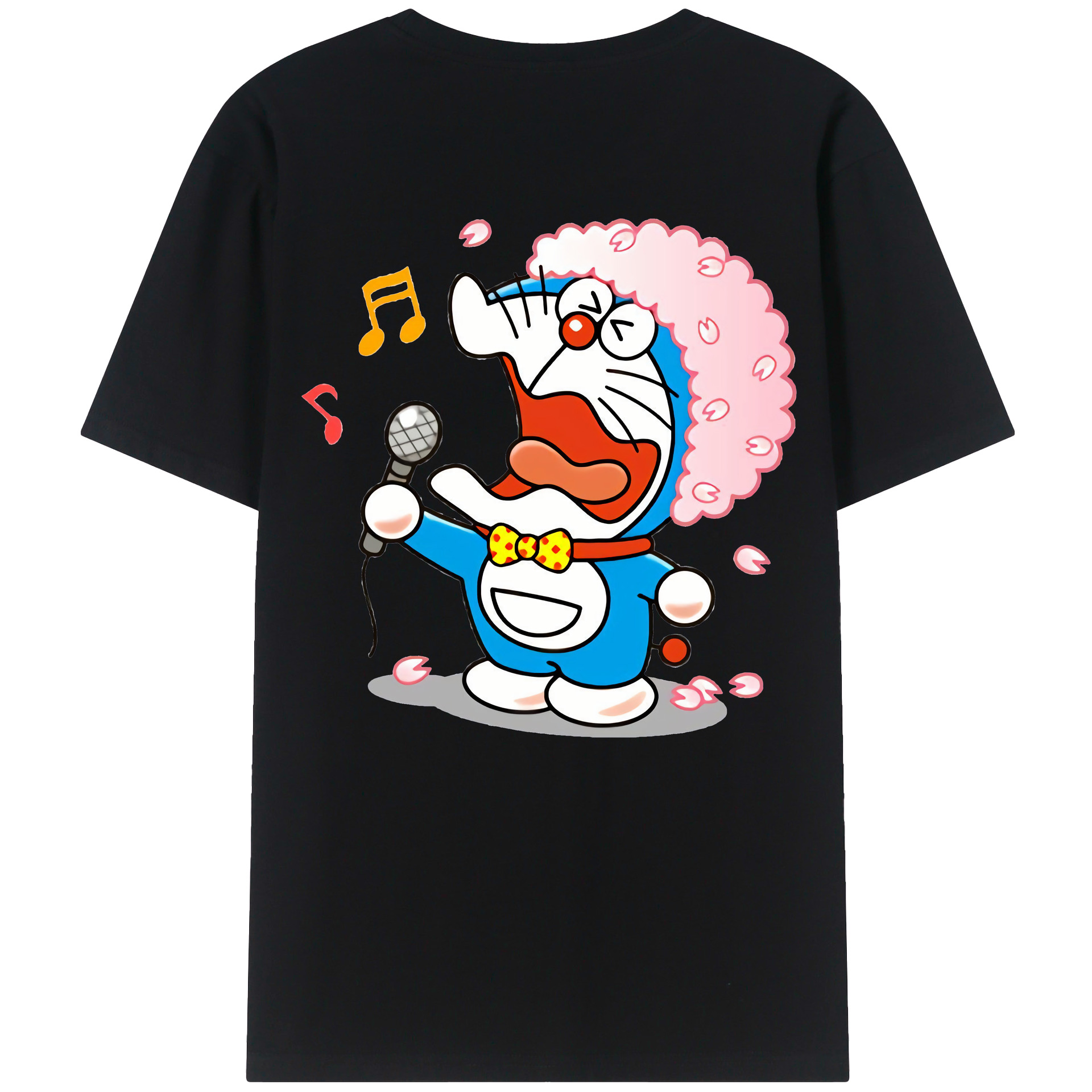 （画像用） ドラえもん Doraemon 綿100％半袖Tシャツ（背面プリント）