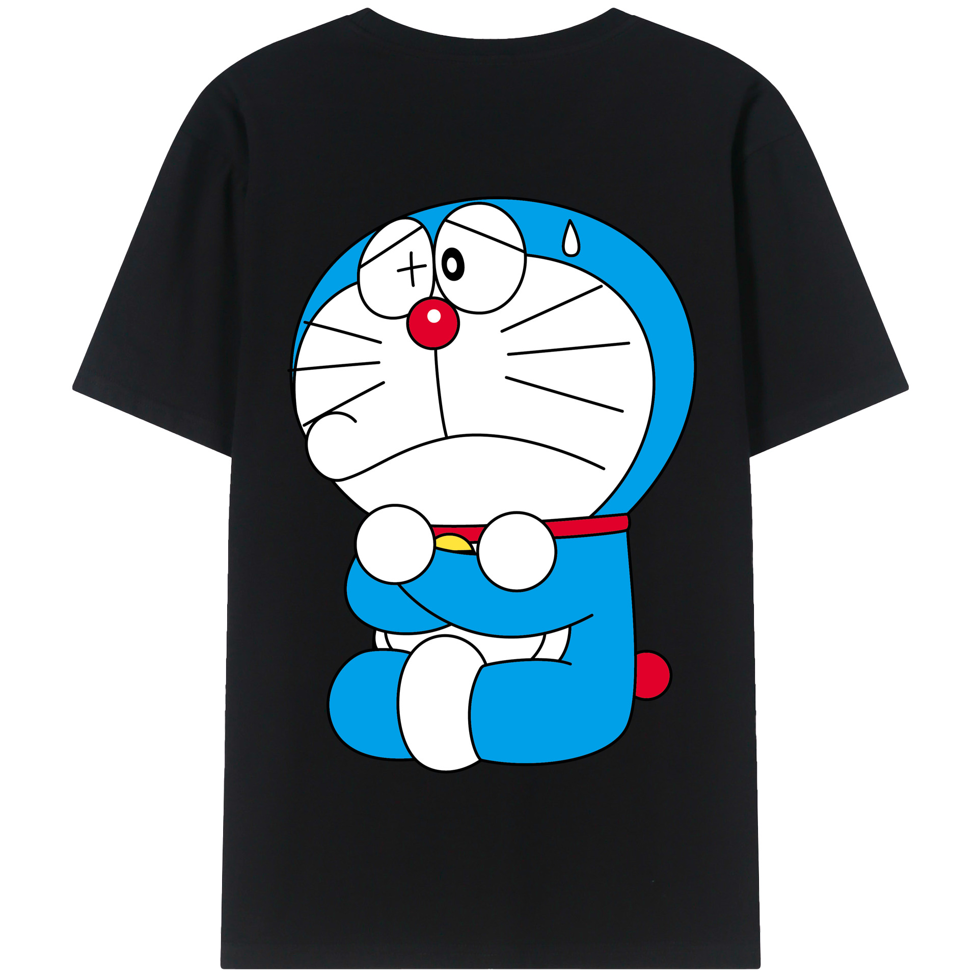 （画像用） ドラえもん Doraemon 綿100％半袖Tシャツ（背面プリント）