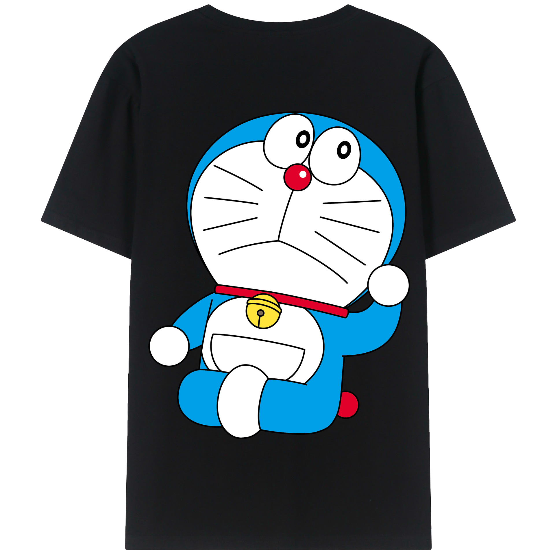 （画像用） ドラえもん Doraemon 綿100％半袖Tシャツ（背面プリント）