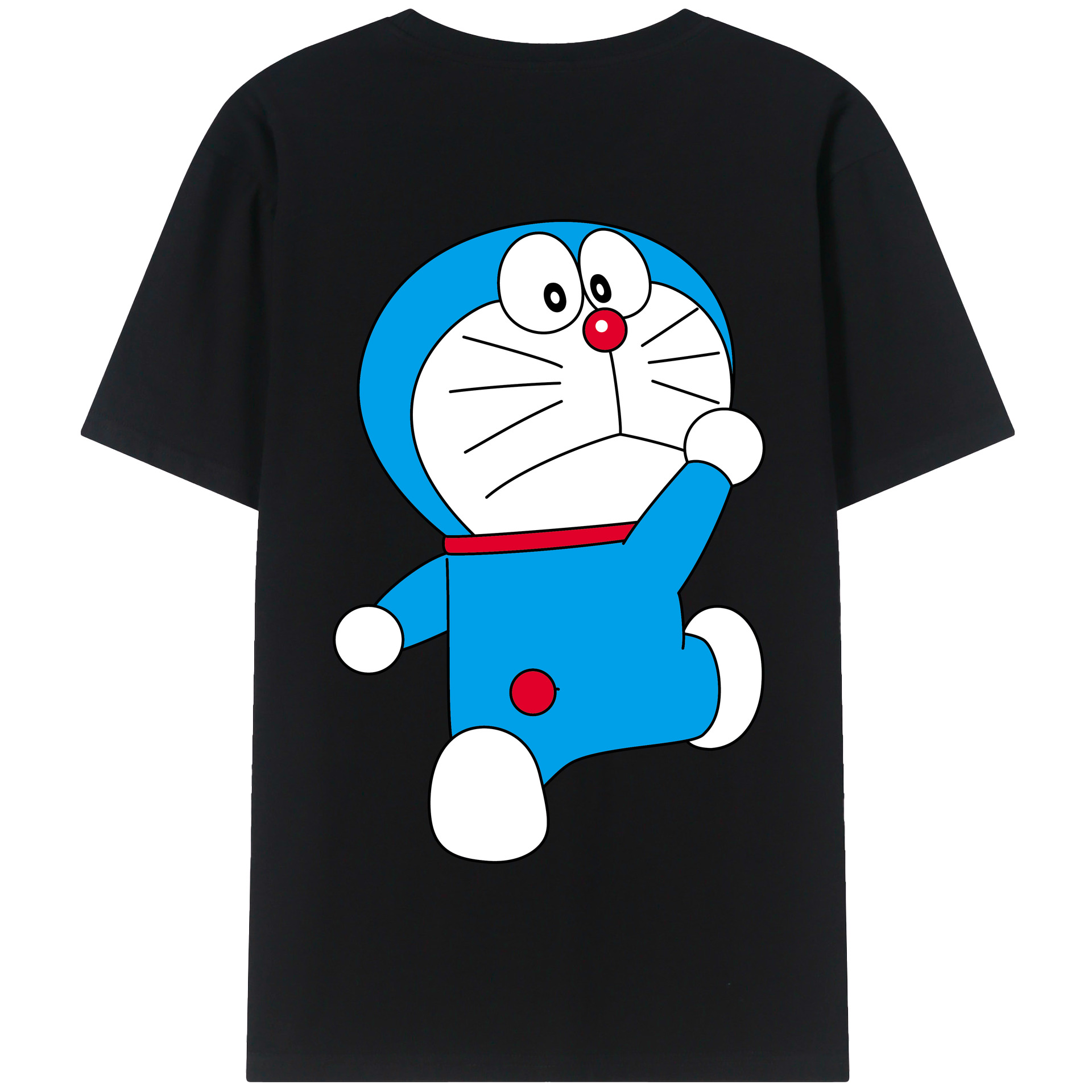 （画像用） ドラえもん Doraemon 綿100％半袖Tシャツ（背面プリント）