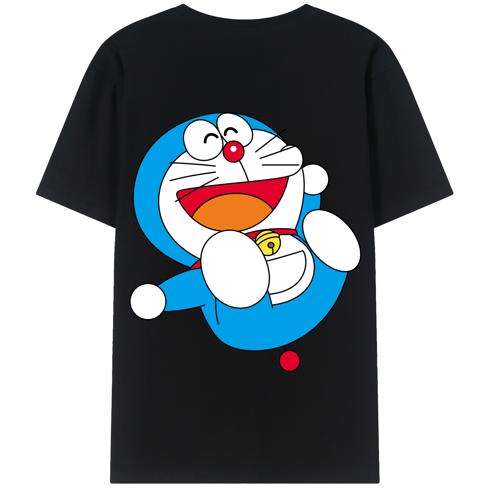 （画像用） ドラえもん Doraemon 綿100％半袖Tシャツ（背面プリント）