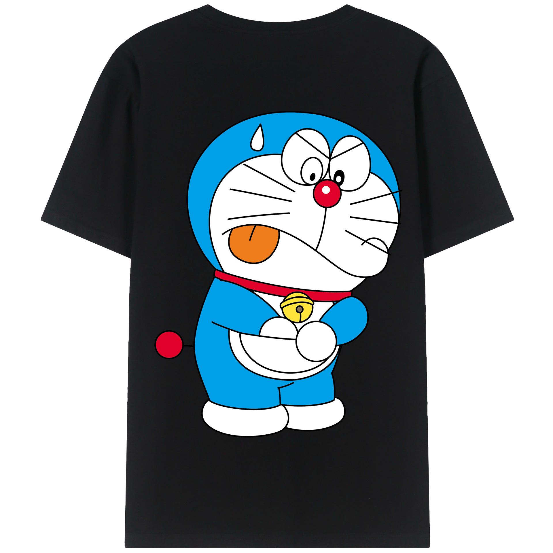 （画像用） ドラえもん Doraemon 綿100％半袖Tシャツ（背面プリント）