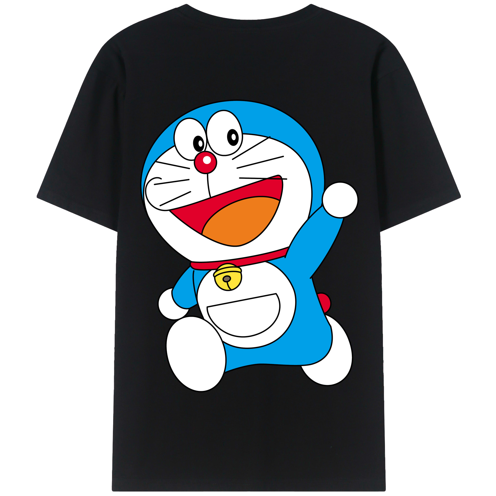 （画像用） ドラえもん Doraemon 綿100％半袖Tシャツ（背面プリント）