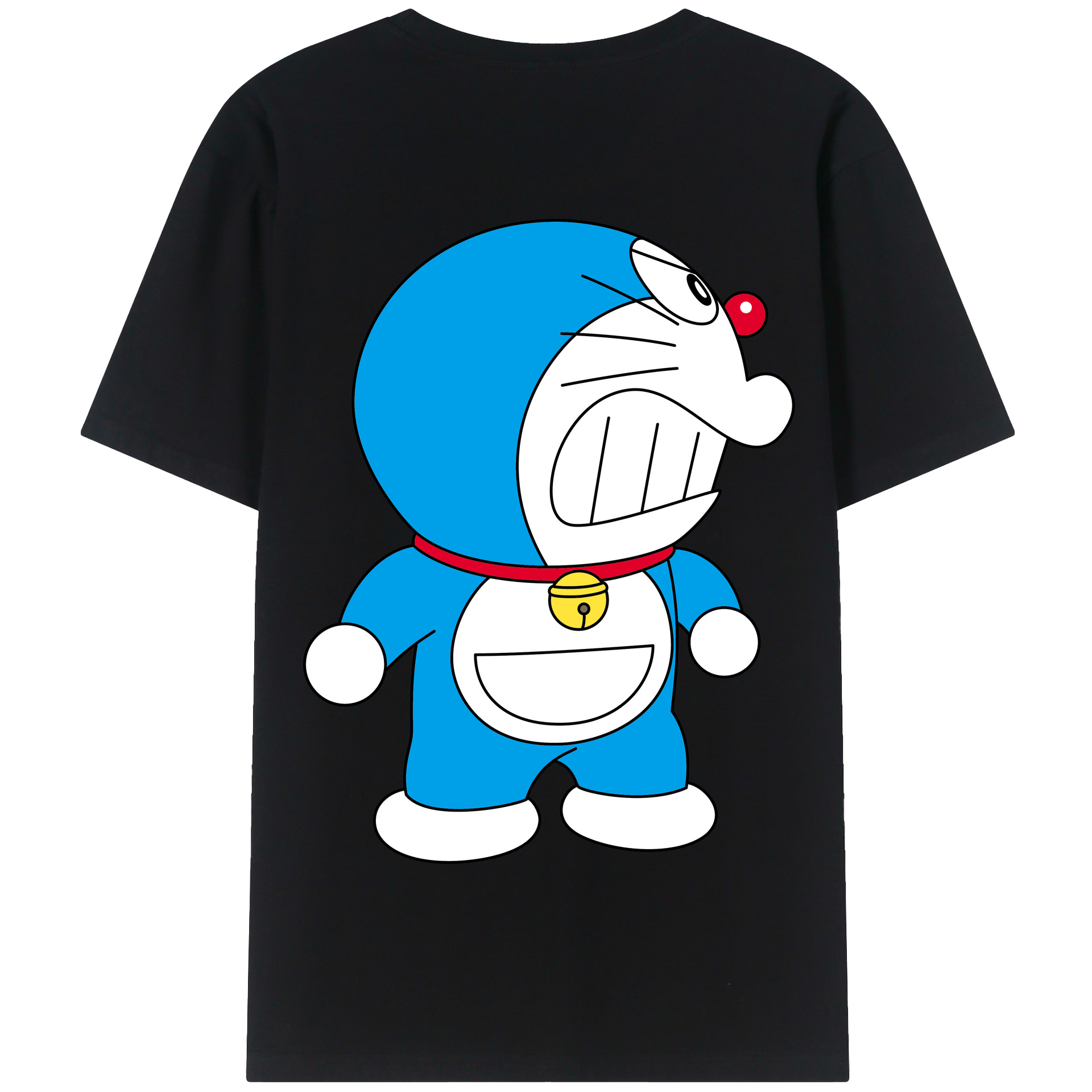 （画像用） ドラえもん Doraemon 綿100％半袖Tシャツ（背面プリント）