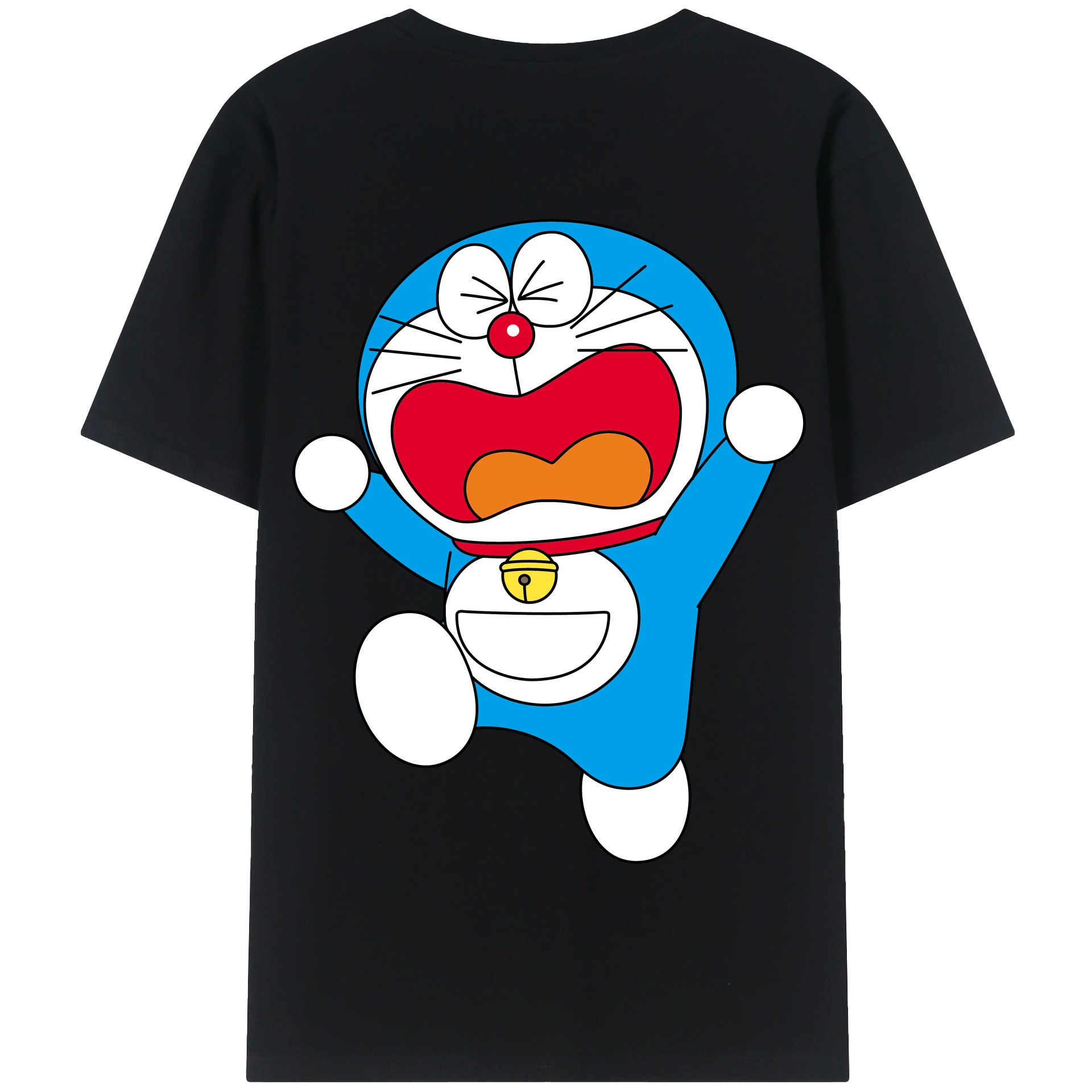 （画像用） ドラえもん Doraemon 綿100％半袖Tシャツ（背面プリント）
