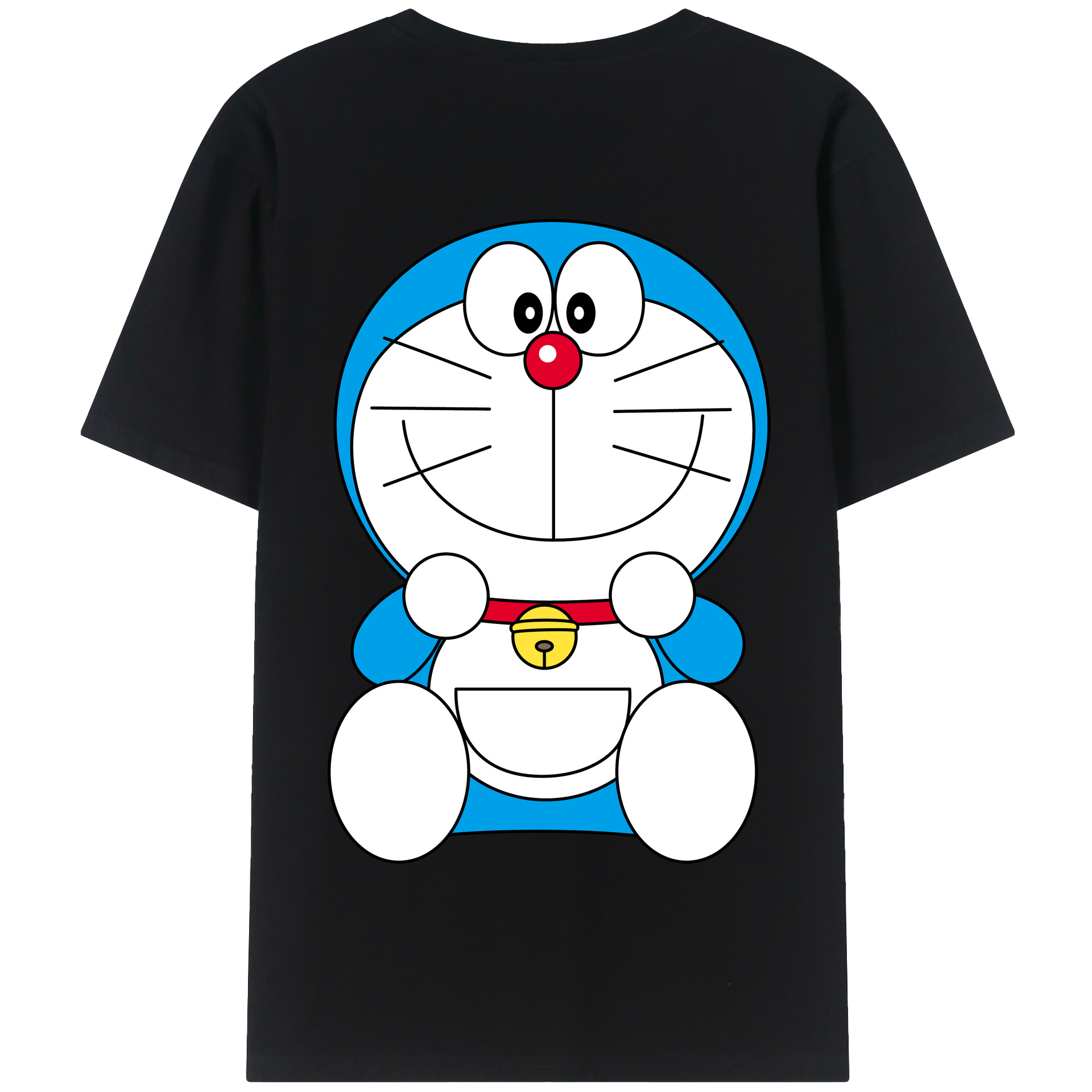 （画像用） ドラえもん Doraemon 綿100％半袖Tシャツ（背面プリント）