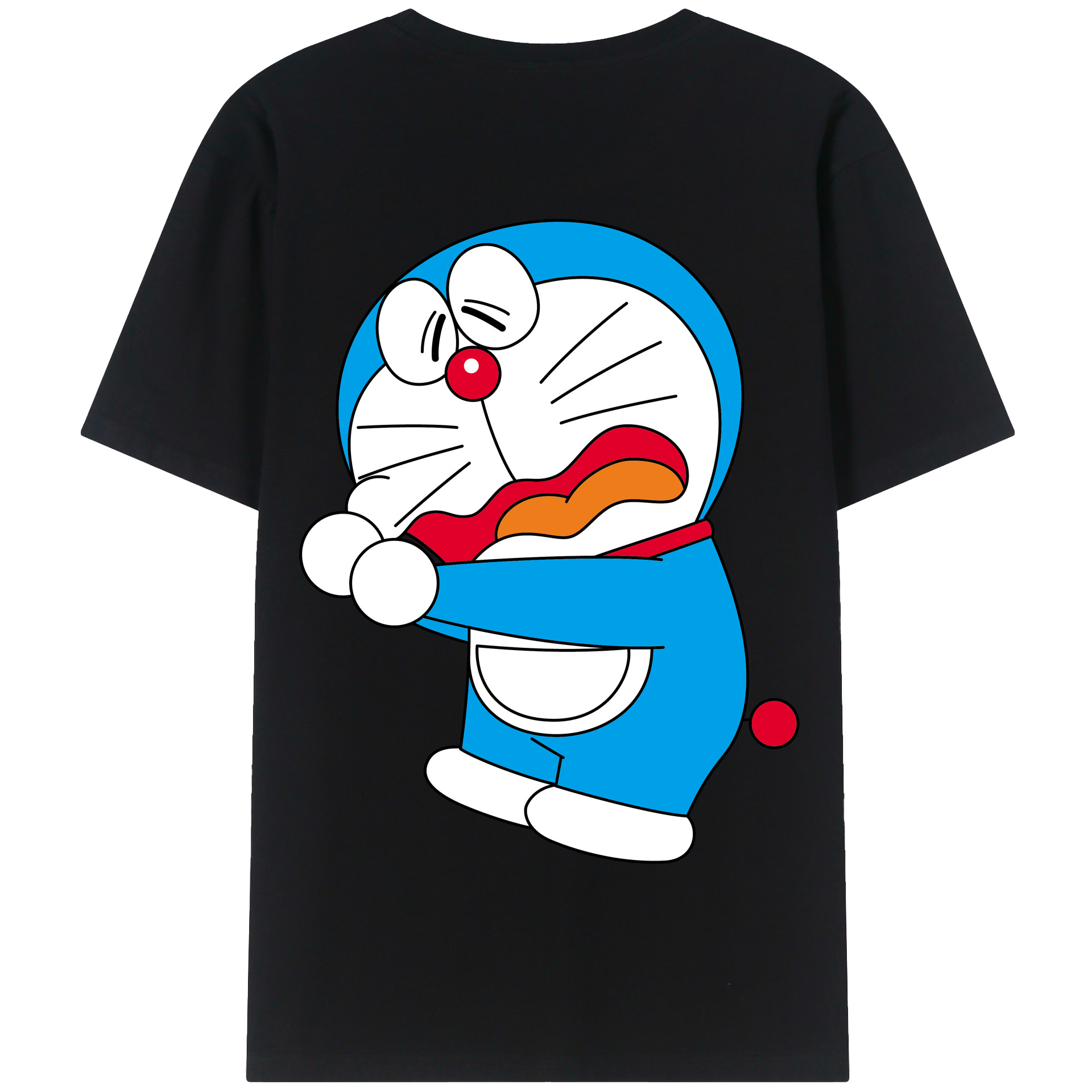 （画像用） ドラえもん Doraemon 綿100％半袖Tシャツ（背面プリント）