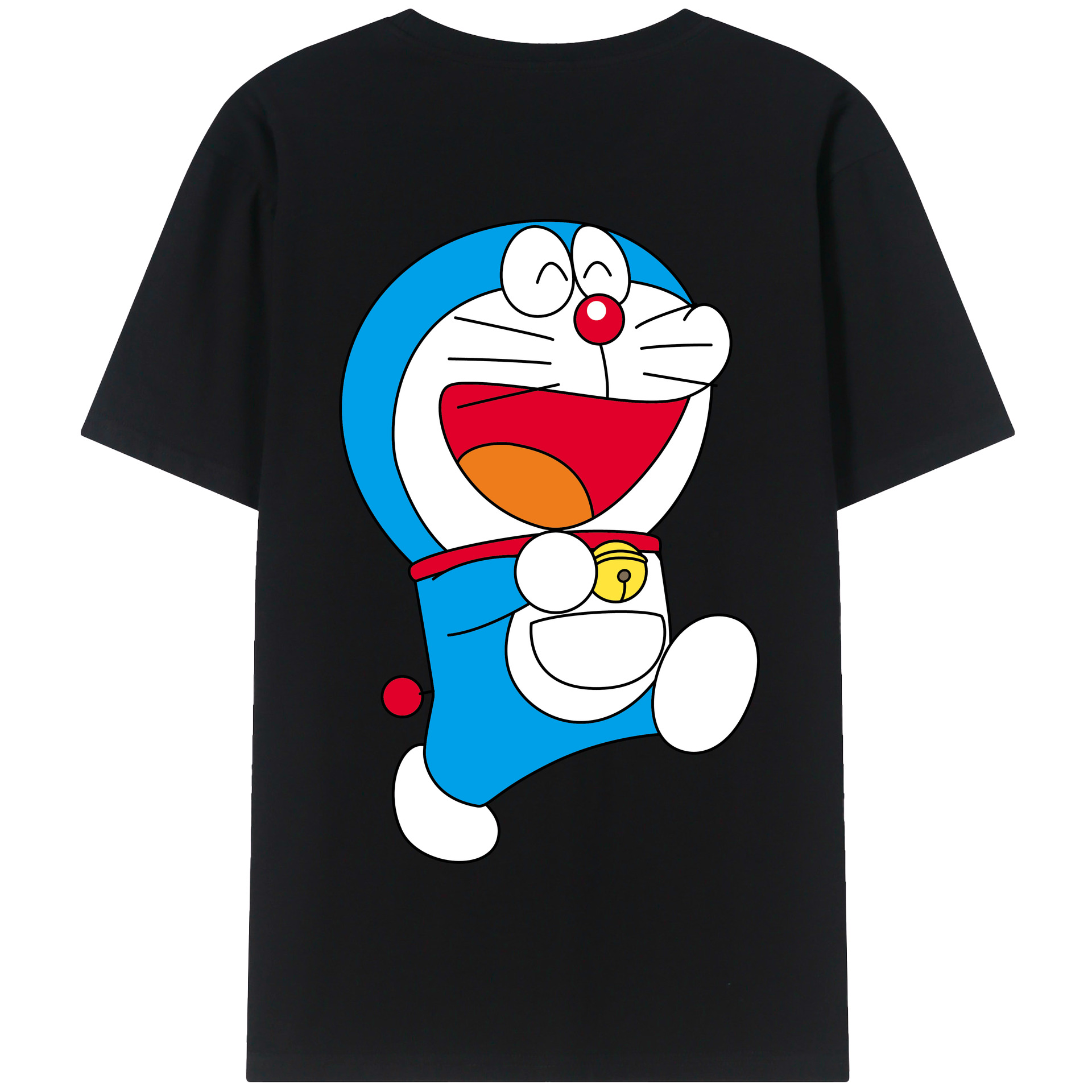 （画像用） ドラえもん Doraemon 綿100％半袖Tシャツ（背面プリント）