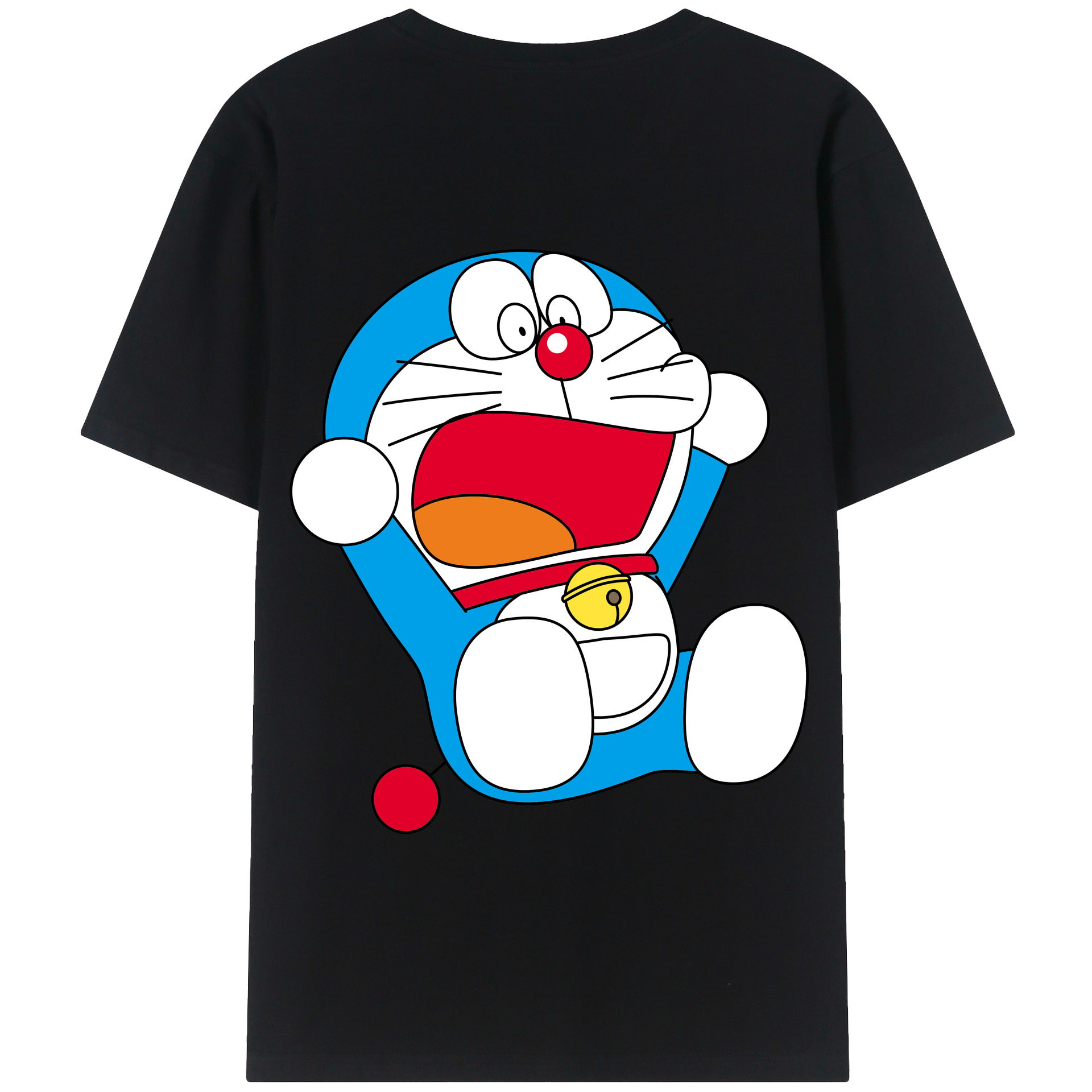 （画像用） ドラえもん Doraemon 綿100％半袖Tシャツ（背面プリント）