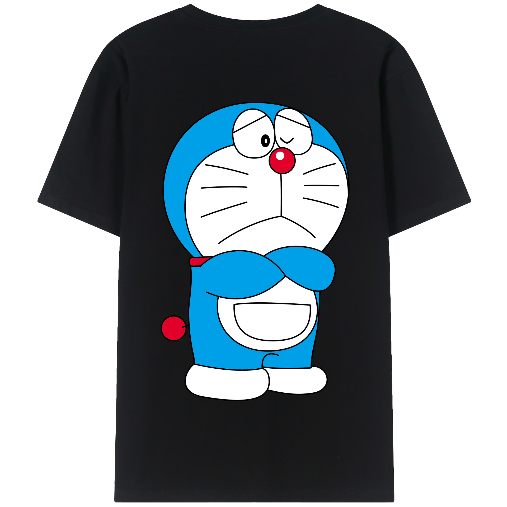 （画像用） ドラえもん Doraemon 綿100％半袖Tシャツ（背面プリント）