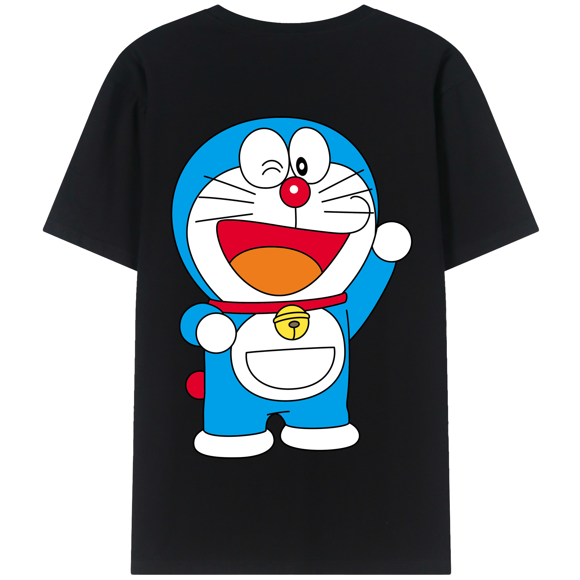 （画像用） ドラえもん Doraemon 綿100％半袖Tシャツ（背面プリント）