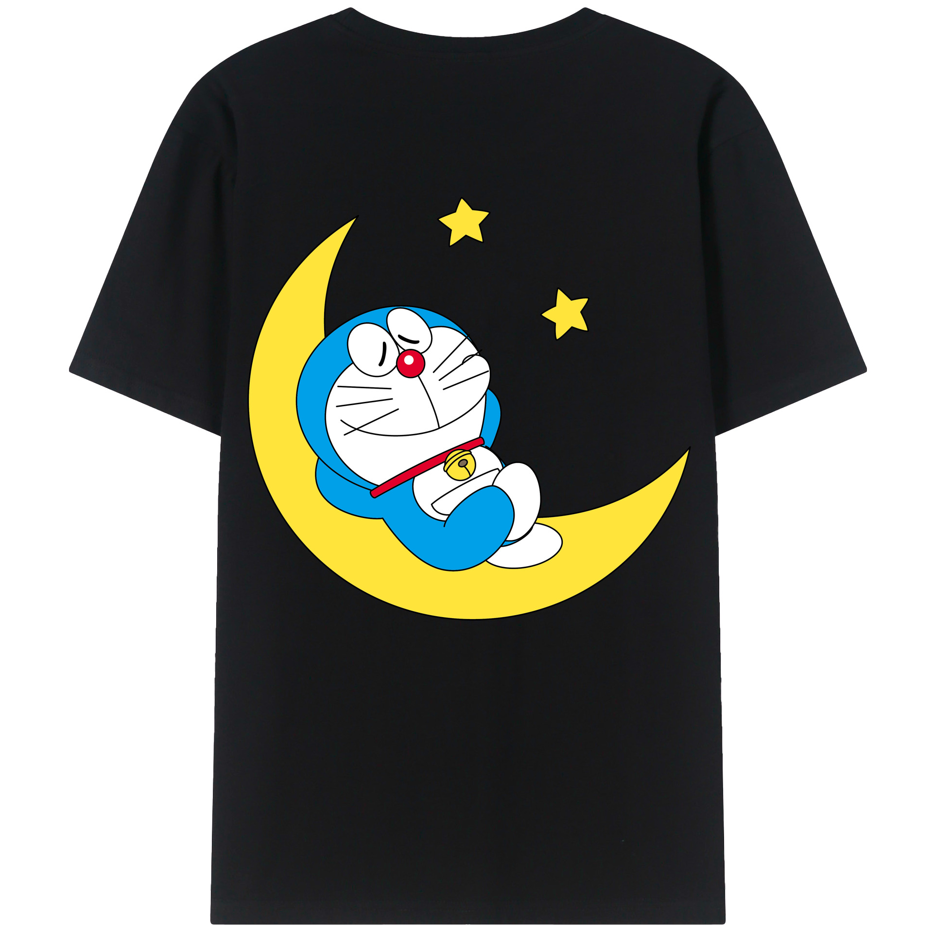 （画像用） ドラえもん Doraemon 綿100％半袖Tシャツ（背面プリント）