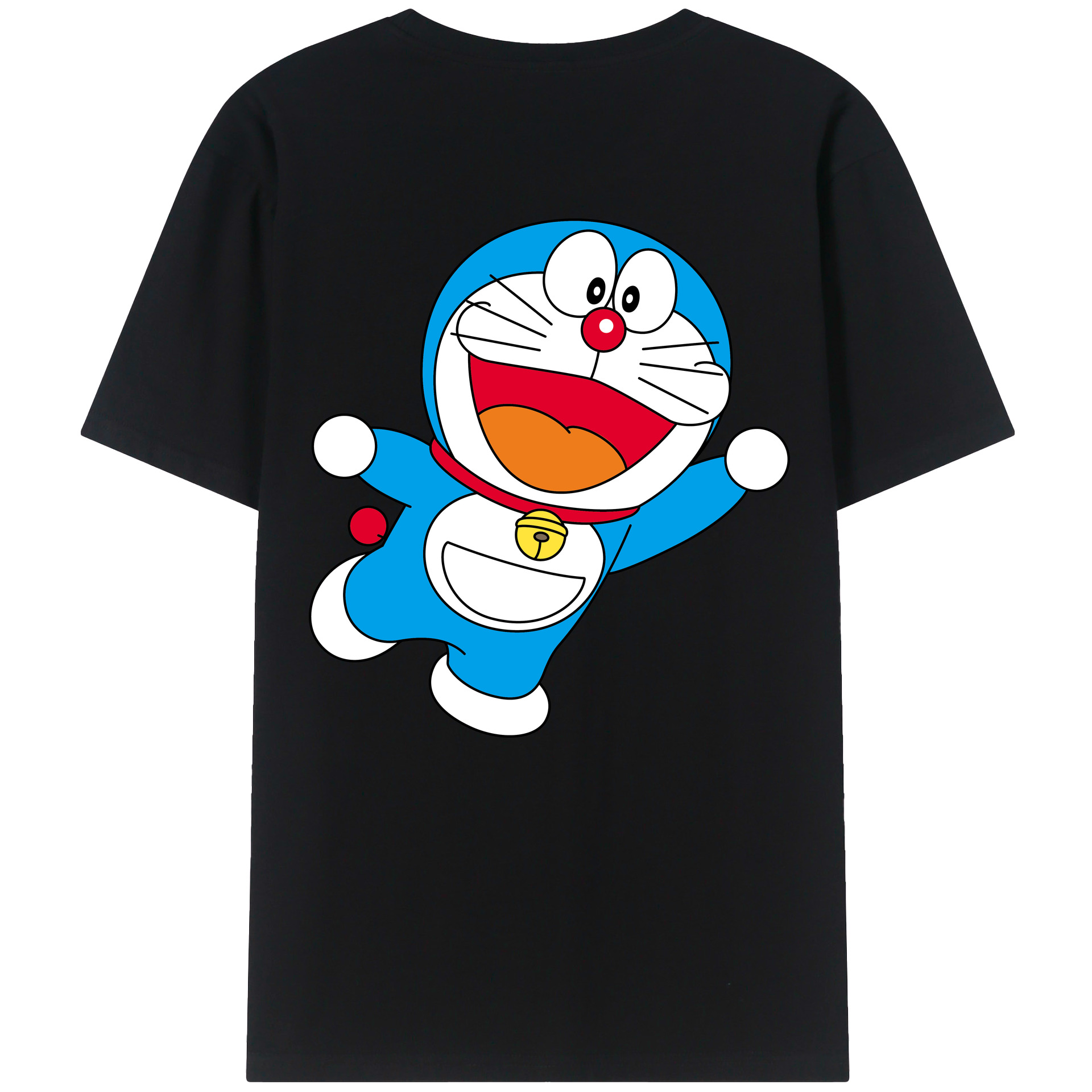 （画像用） ドラえもん Doraemon 綿100％半袖Tシャツ（背面プリント）