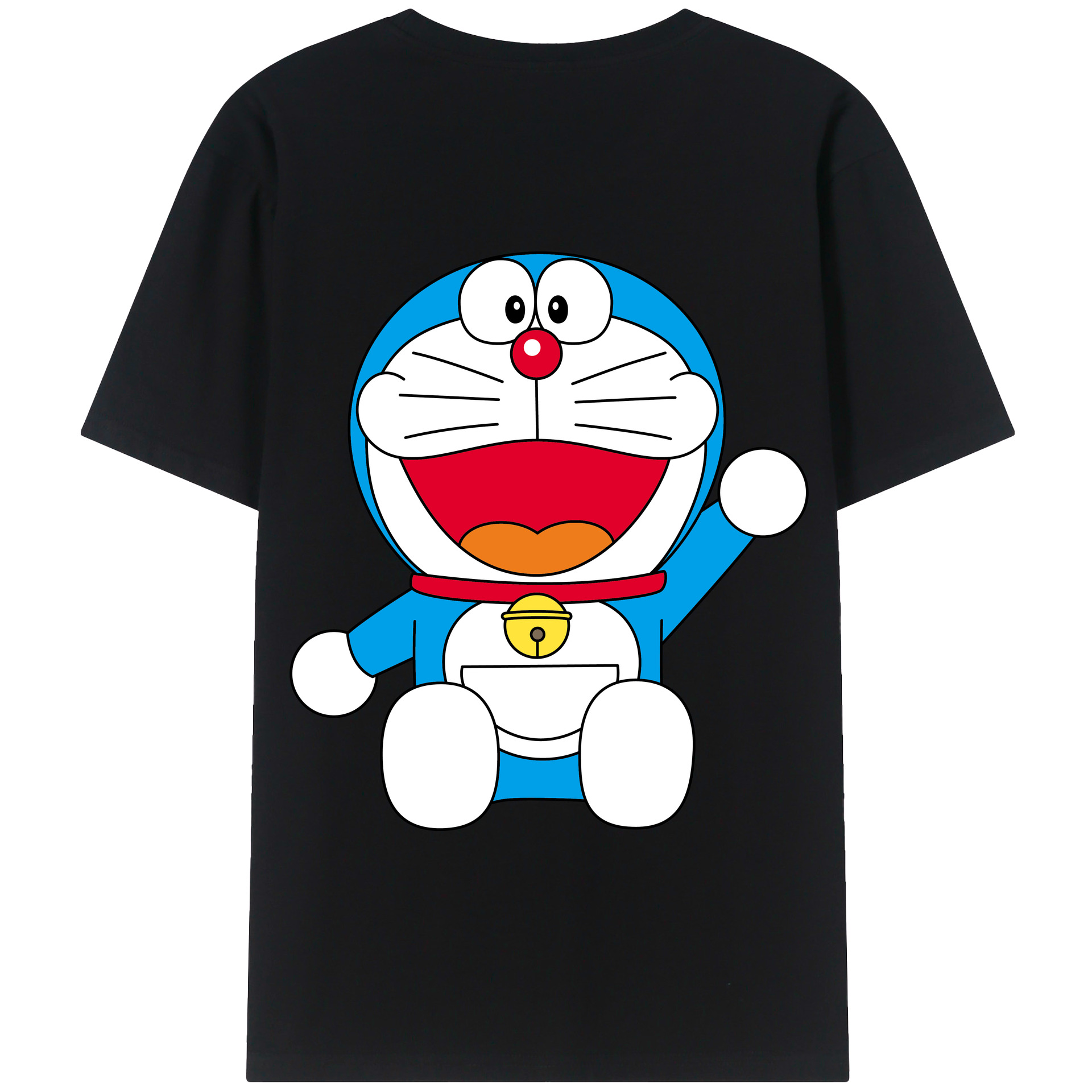 （画像用） ドラえもん Doraemon 綿100％半袖Tシャツ（背面プリント）