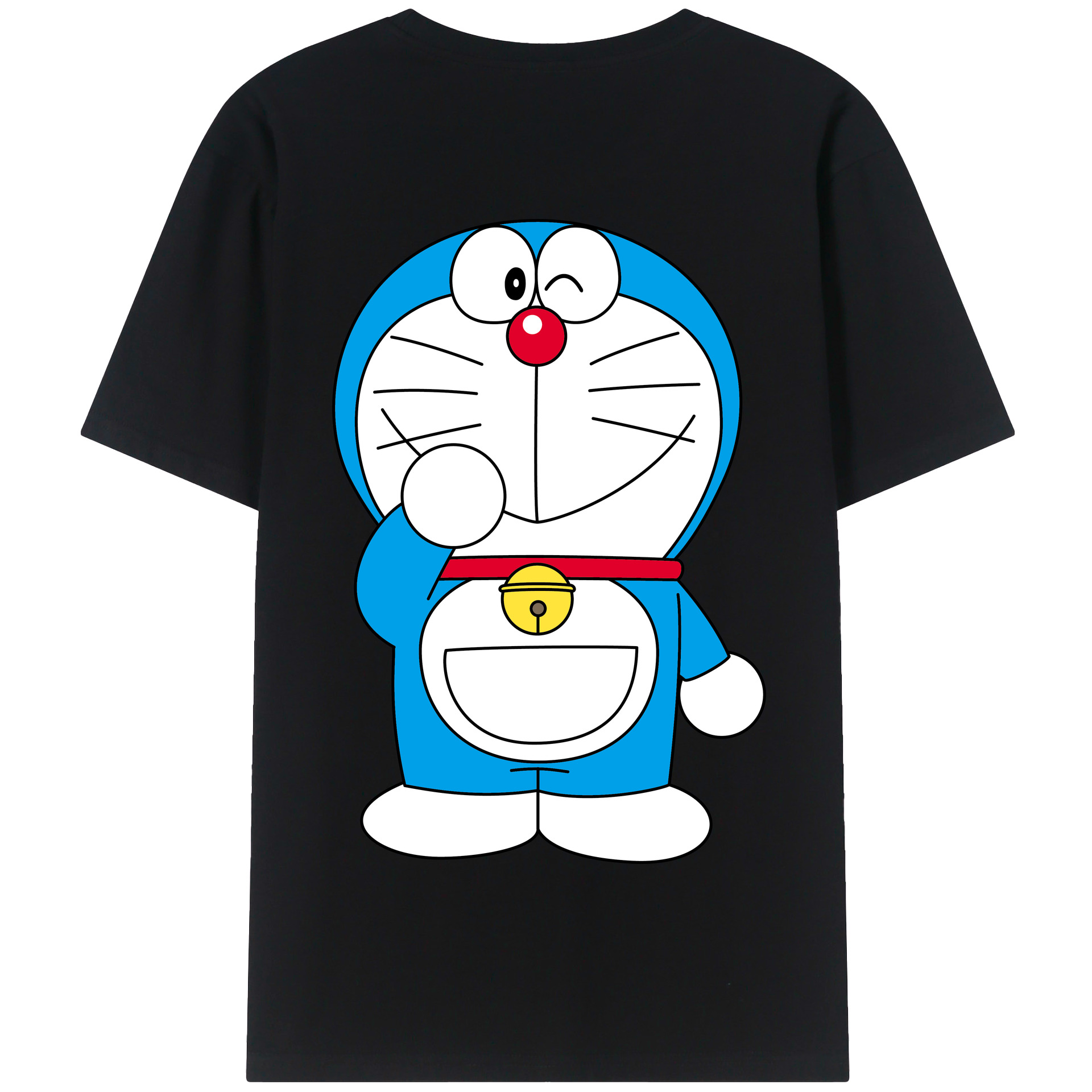 （画像用） ドラえもん Doraemon 綿100％半袖Tシャツ（背面プリント）