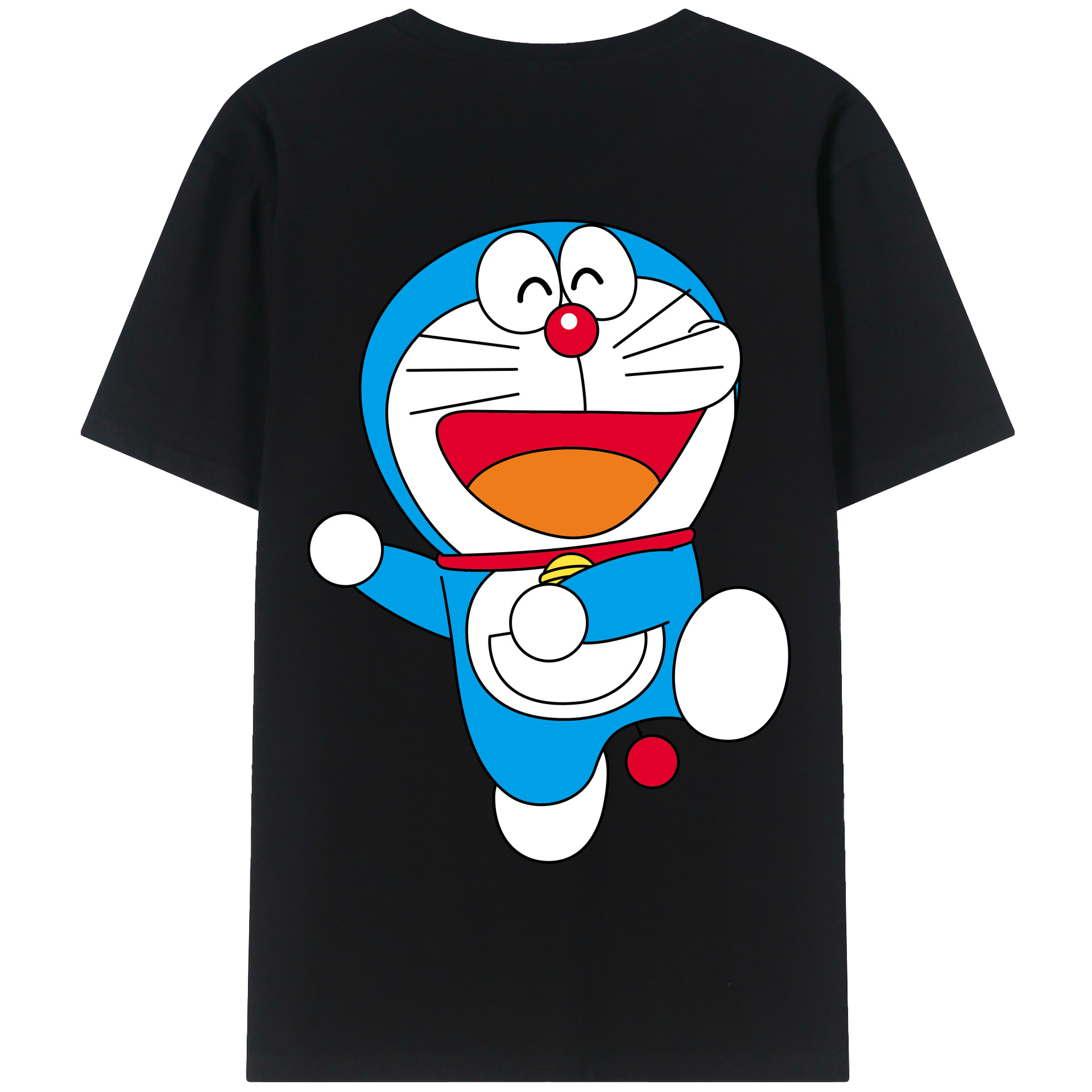 （画像用） ドラえもん Doraemon 綿100％半袖Tシャツ（背面プリント）