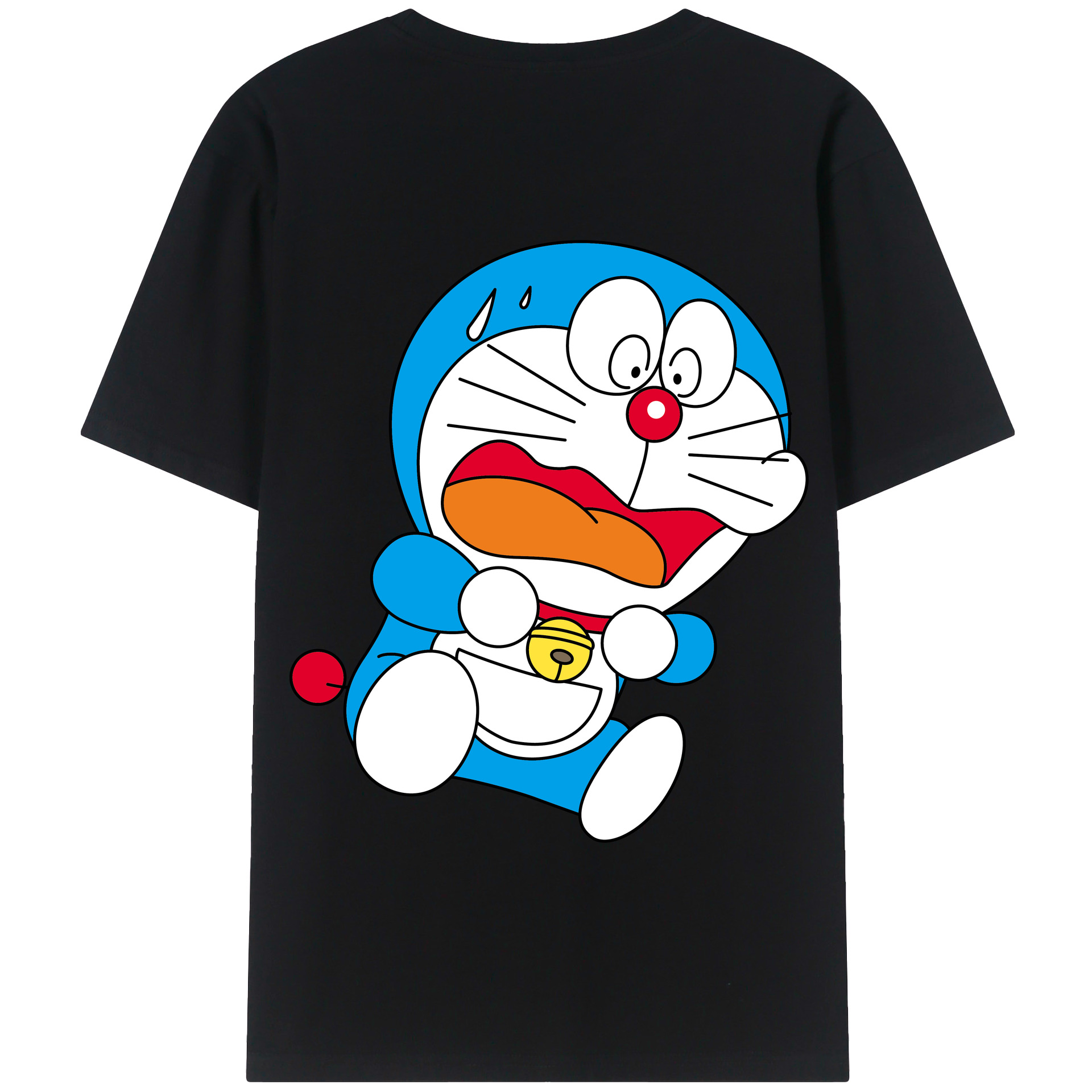 （画像用） ドラえもん Doraemon 綿100％半袖Tシャツ（背面プリント）
