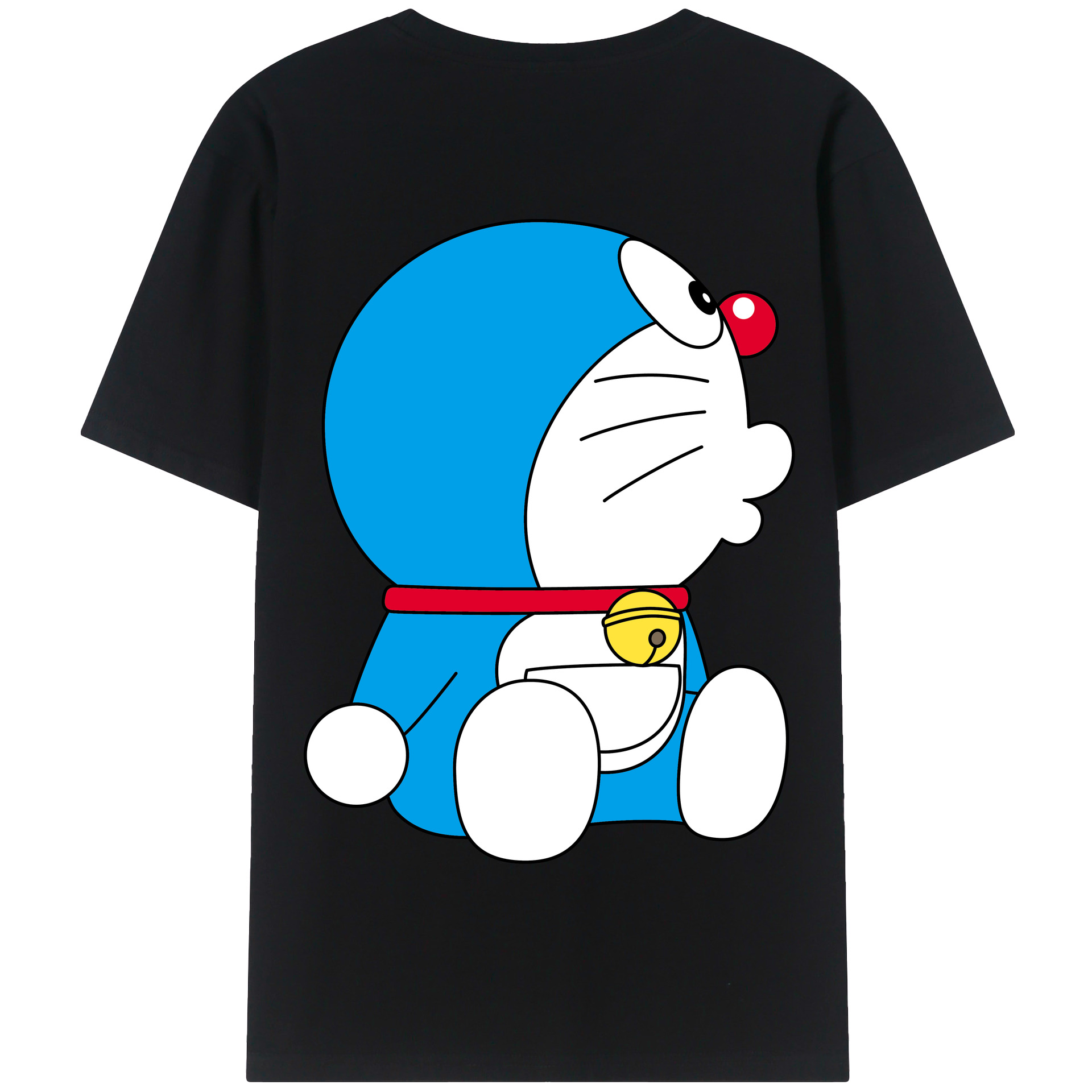 （画像用） ドラえもん Doraemon 綿100％半袖Tシャツ（背面プリント）