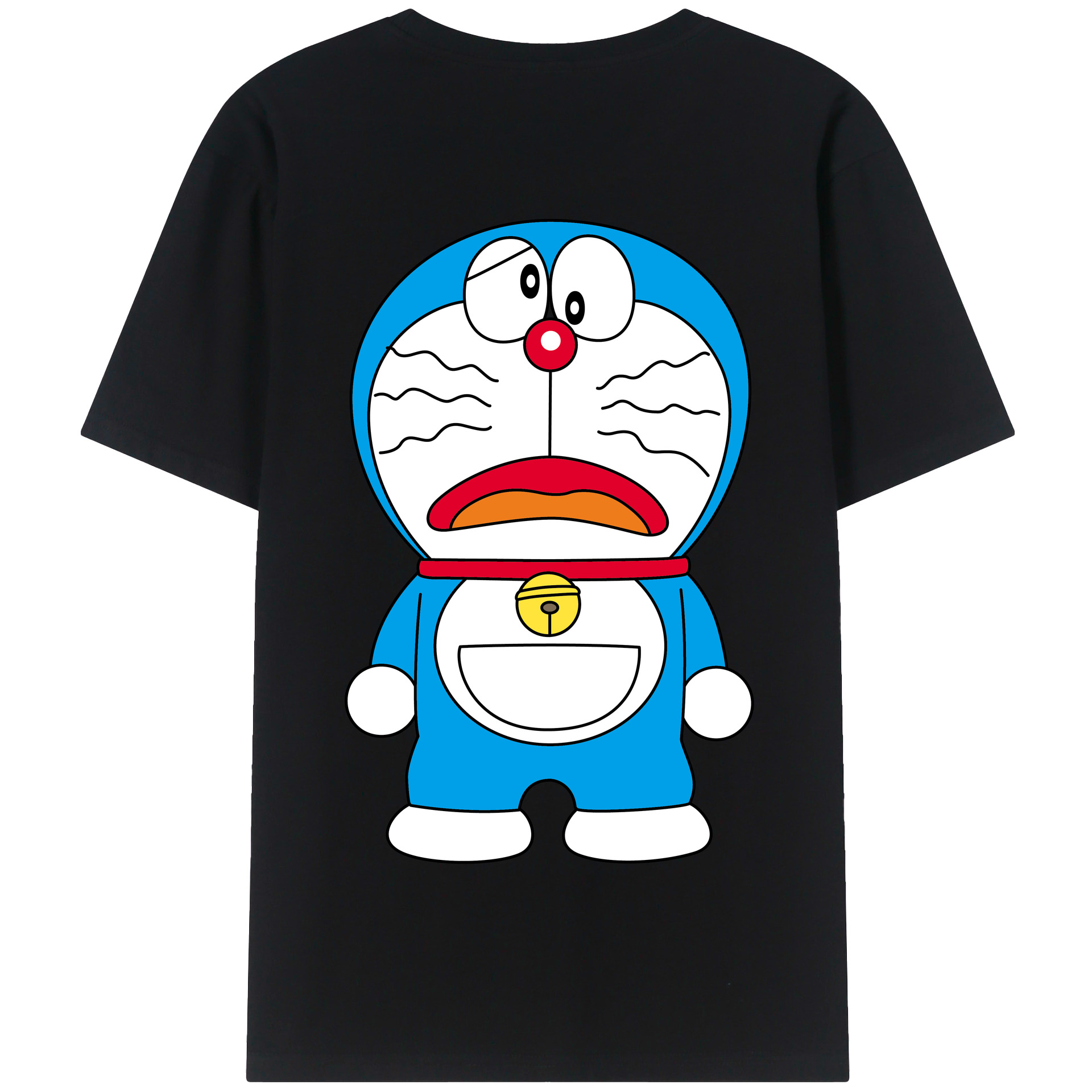 （画像用） ドラえもん Doraemon 綿100％半袖Tシャツ（背面プリント）
